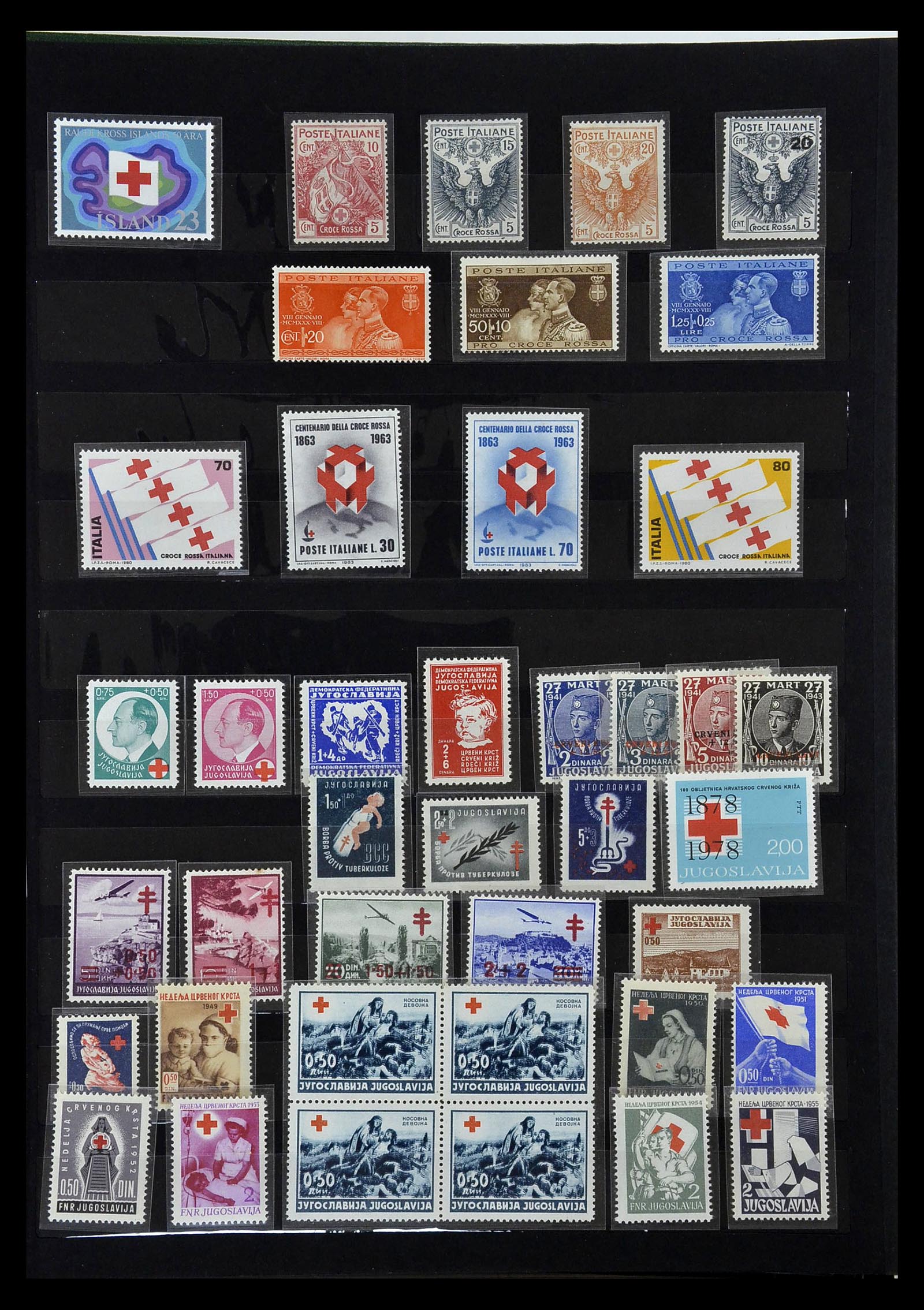 35032 024 - Postzegelverzameling 35032 Rode Kruis 1914-1990.