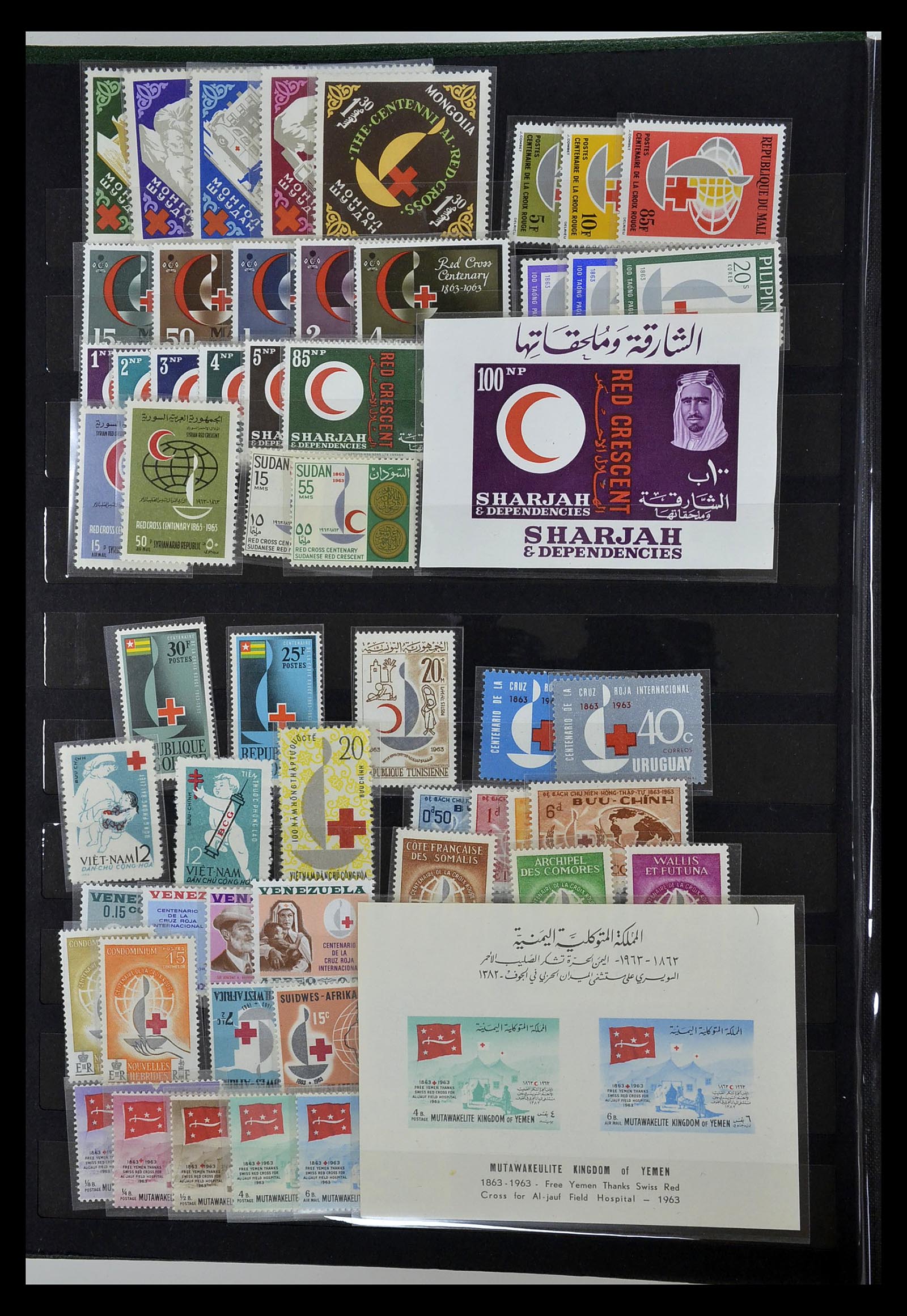 35032 051 - Postzegelverzameling 35032 Rode Kruis 1914-1990.