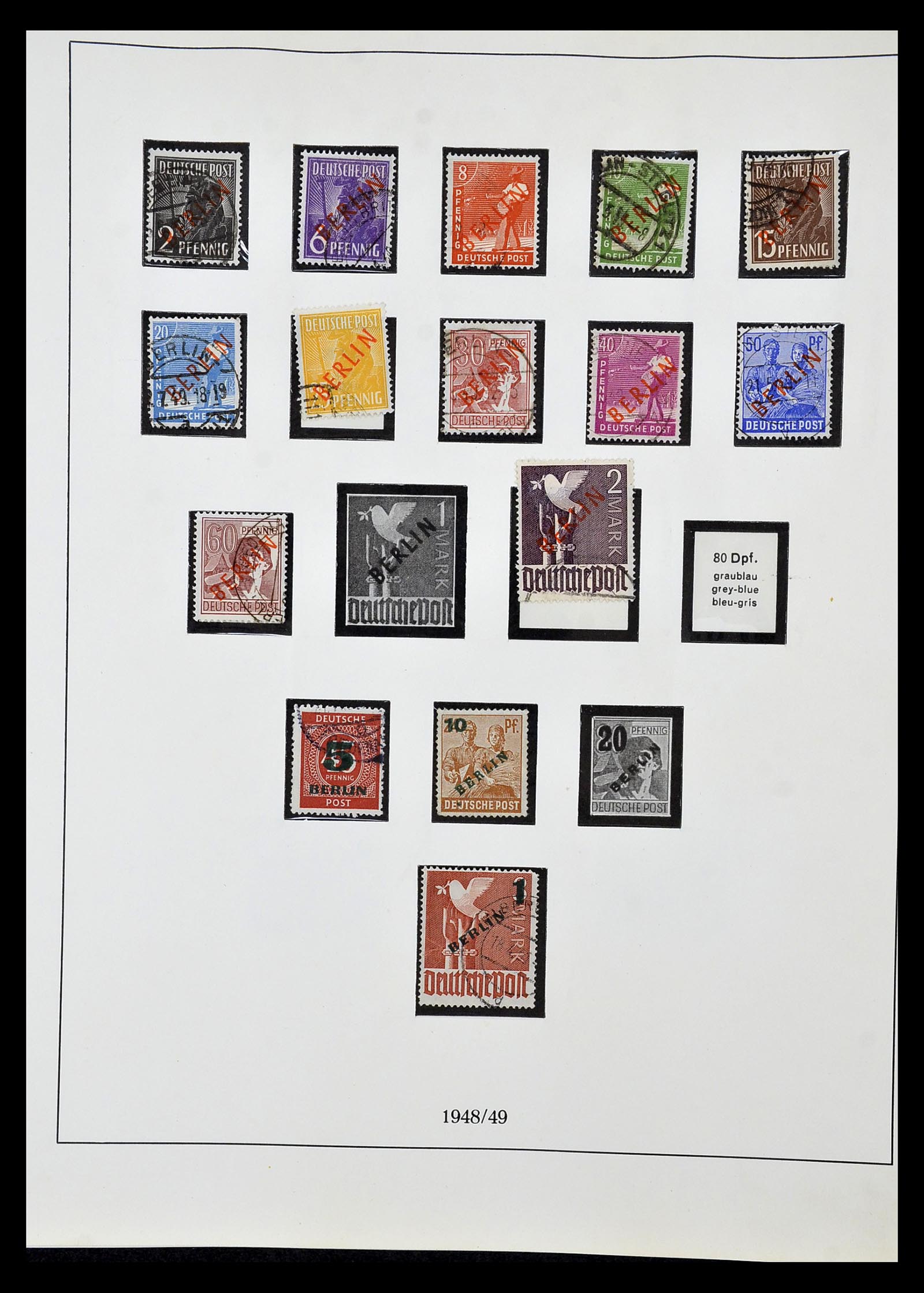 35033 002 - Postzegelverzameling 35033 Berlijn 1948-1990.
