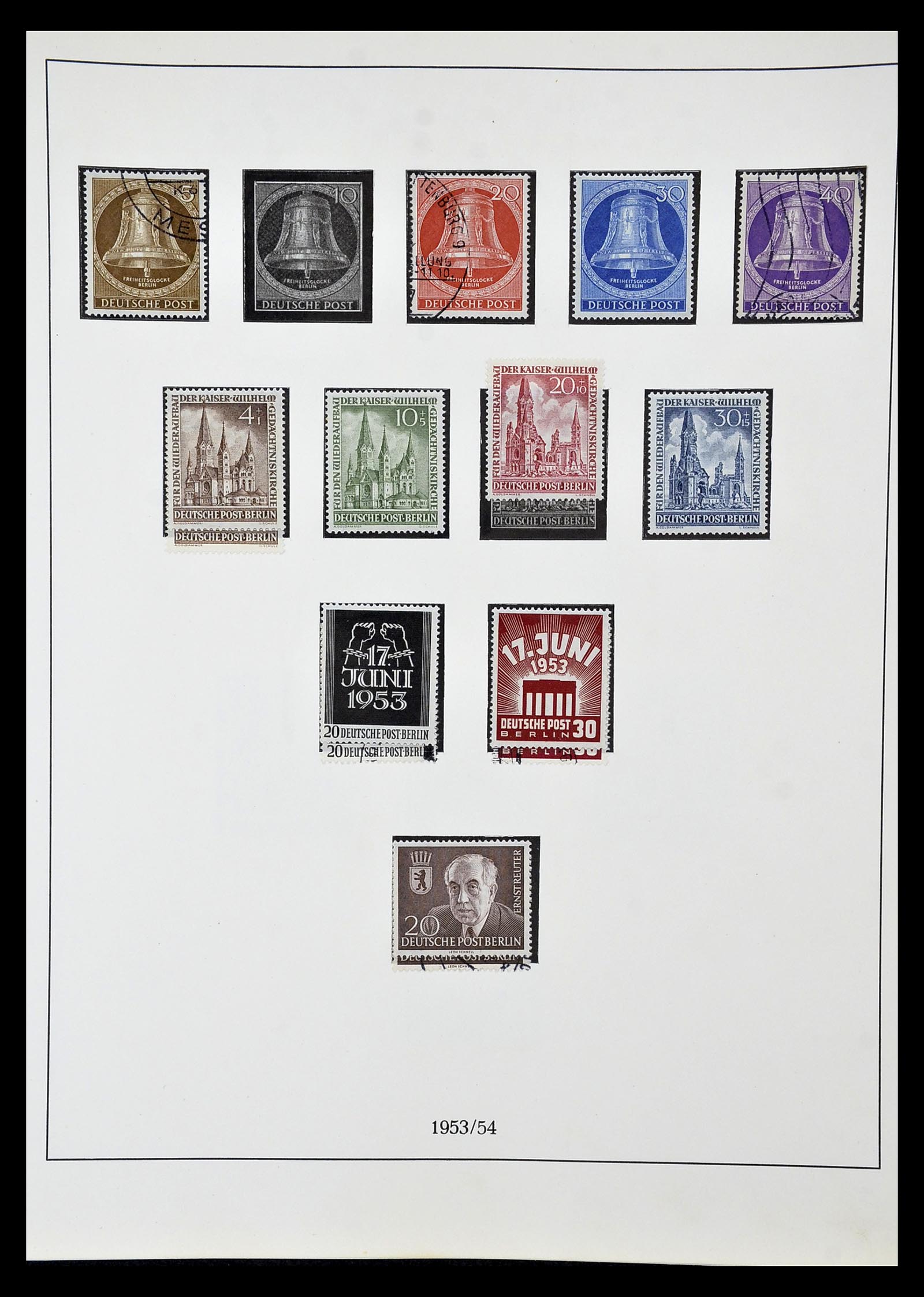 35033 008 - Postzegelverzameling 35033 Berlijn 1948-1990.