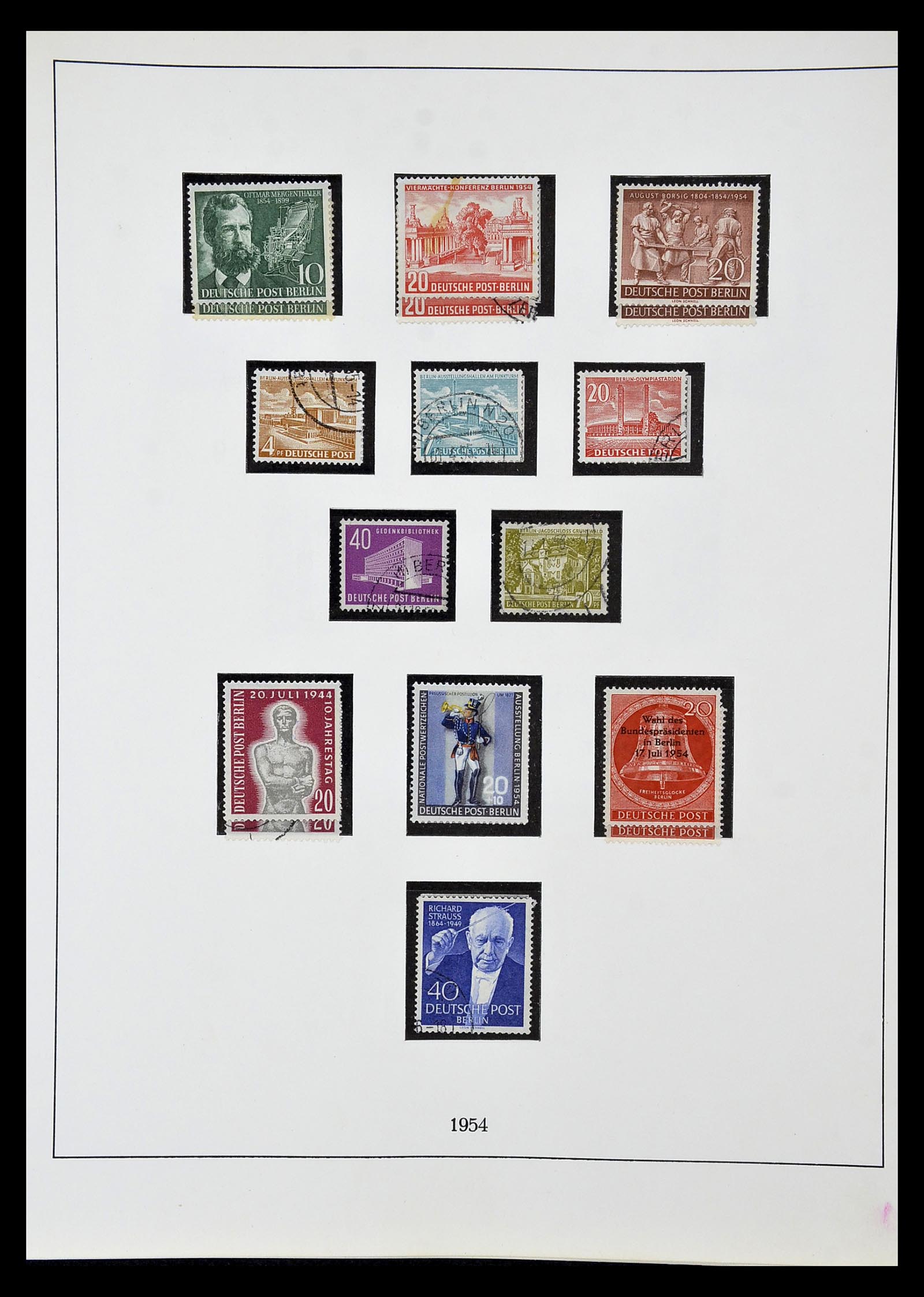 35033 009 - Postzegelverzameling 35033 Berlijn 1948-1990.