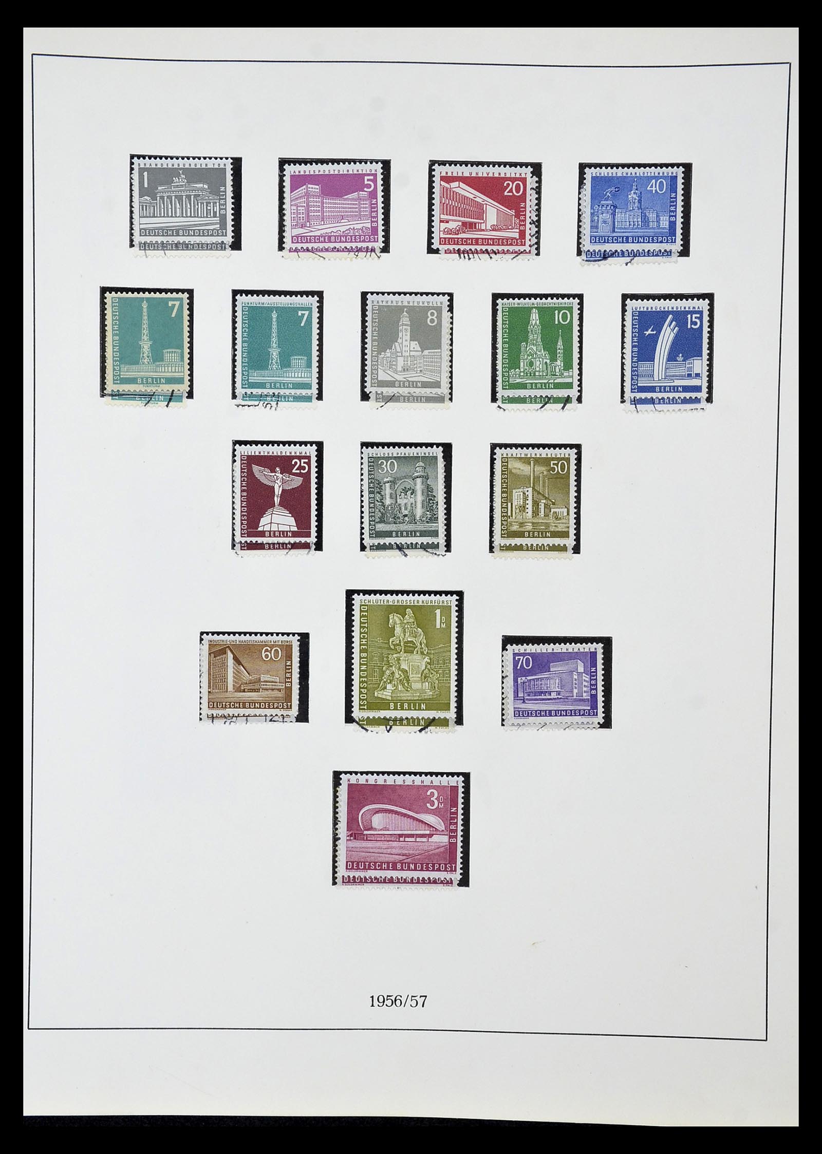 35033 011 - Postzegelverzameling 35033 Berlijn 1948-1990.