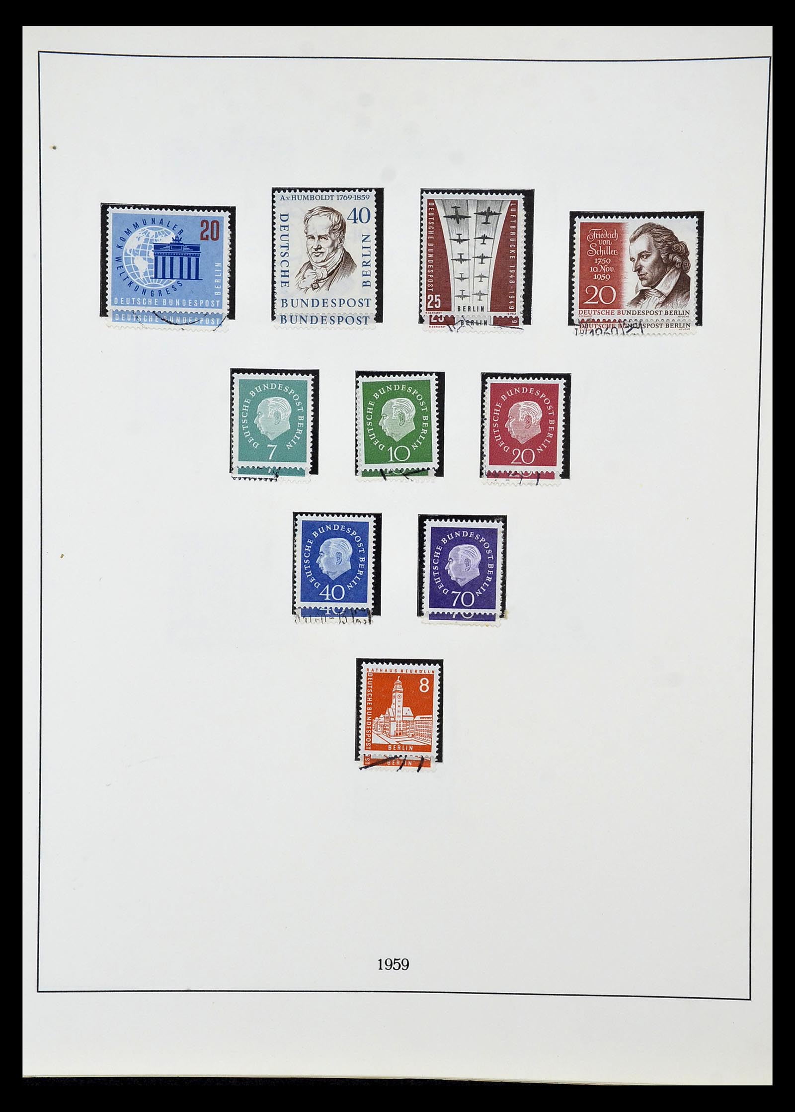 35033 014 - Postzegelverzameling 35033 Berlijn 1948-1990.