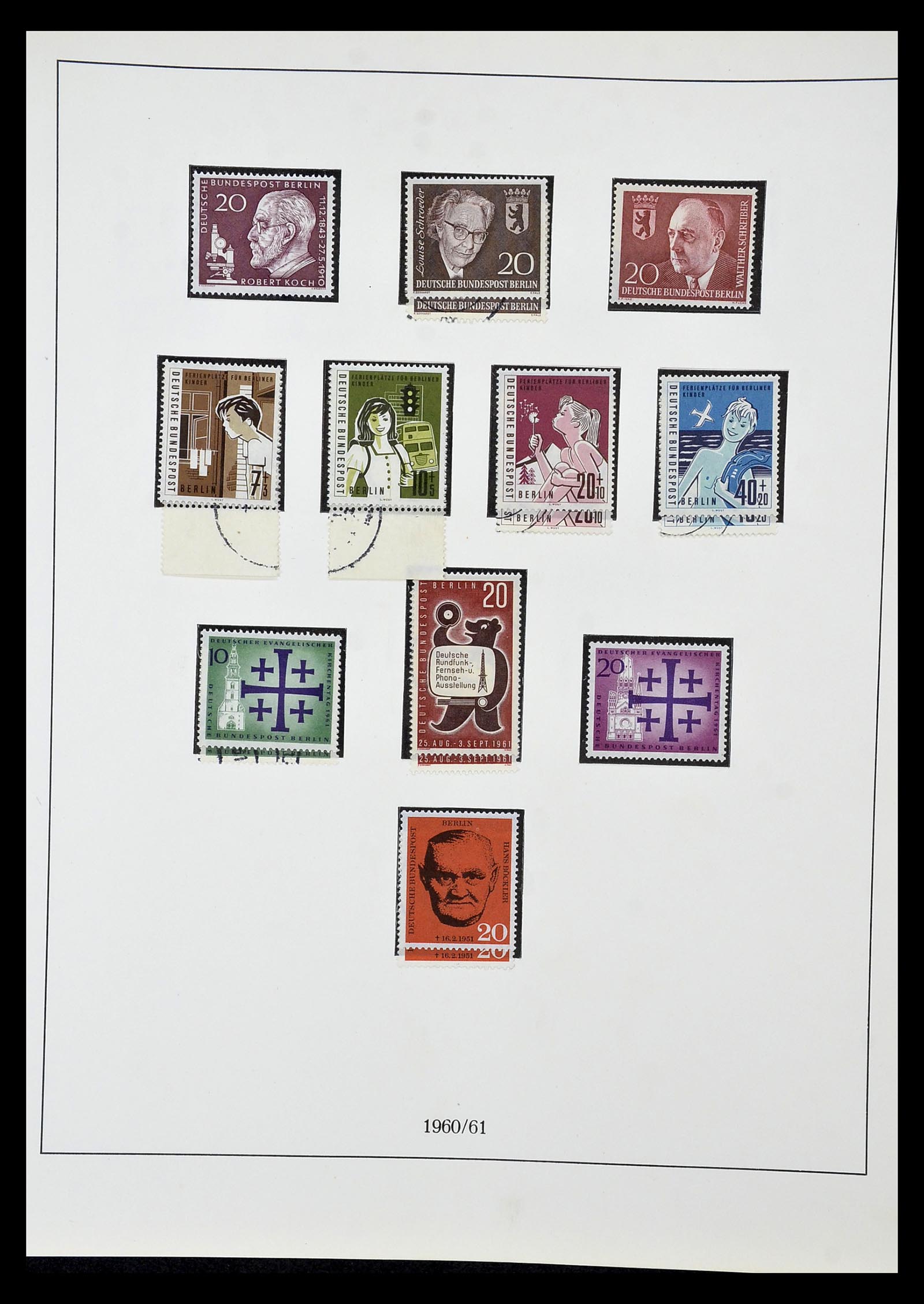 35033 015 - Postzegelverzameling 35033 Berlijn 1948-1990.