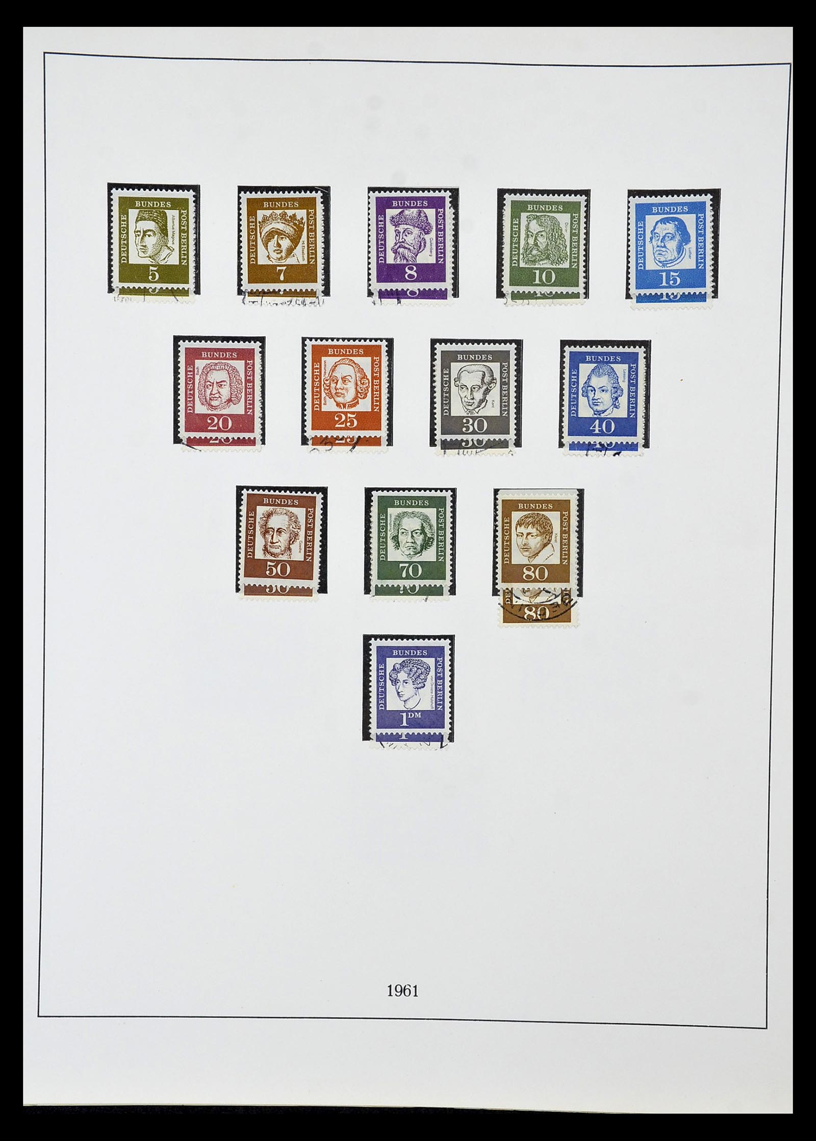 35033 016 - Postzegelverzameling 35033 Berlijn 1948-1990.