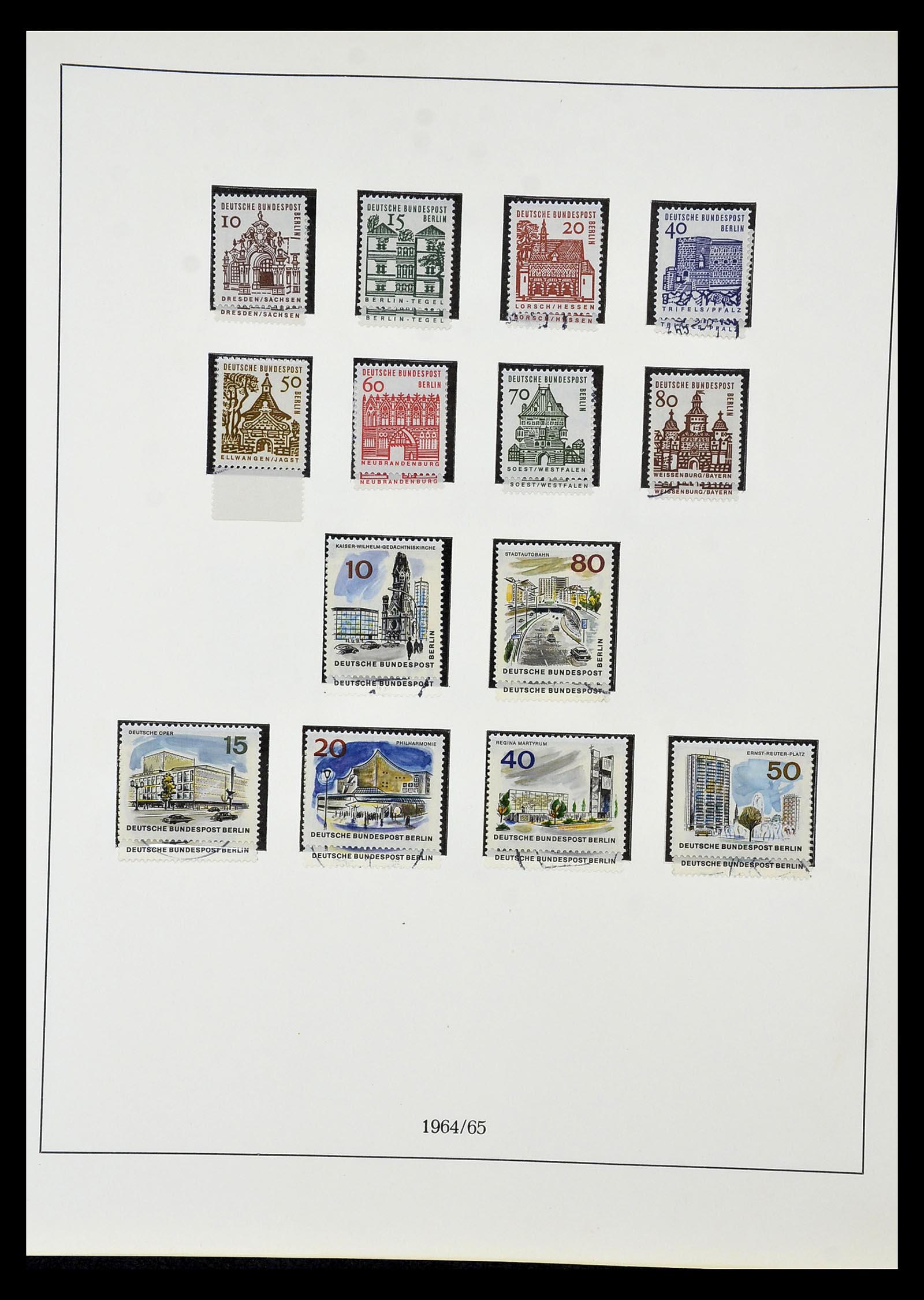 35033 022 - Postzegelverzameling 35033 Berlijn 1948-1990.