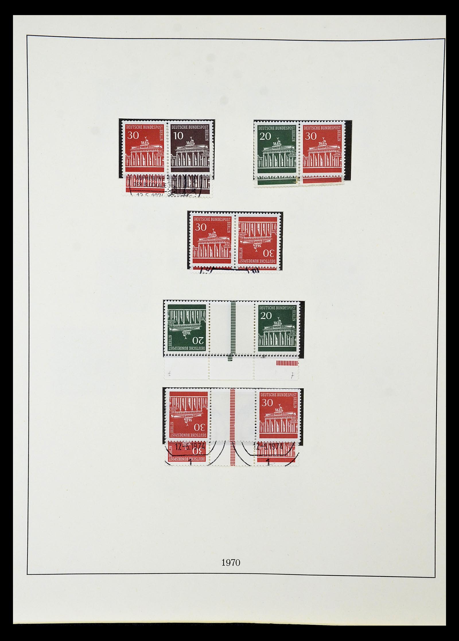 35033 025 - Postzegelverzameling 35033 Berlijn 1948-1990.