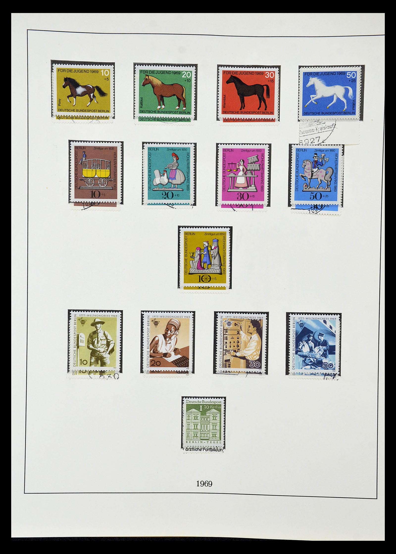 35033 032 - Postzegelverzameling 35033 Berlijn 1948-1990.
