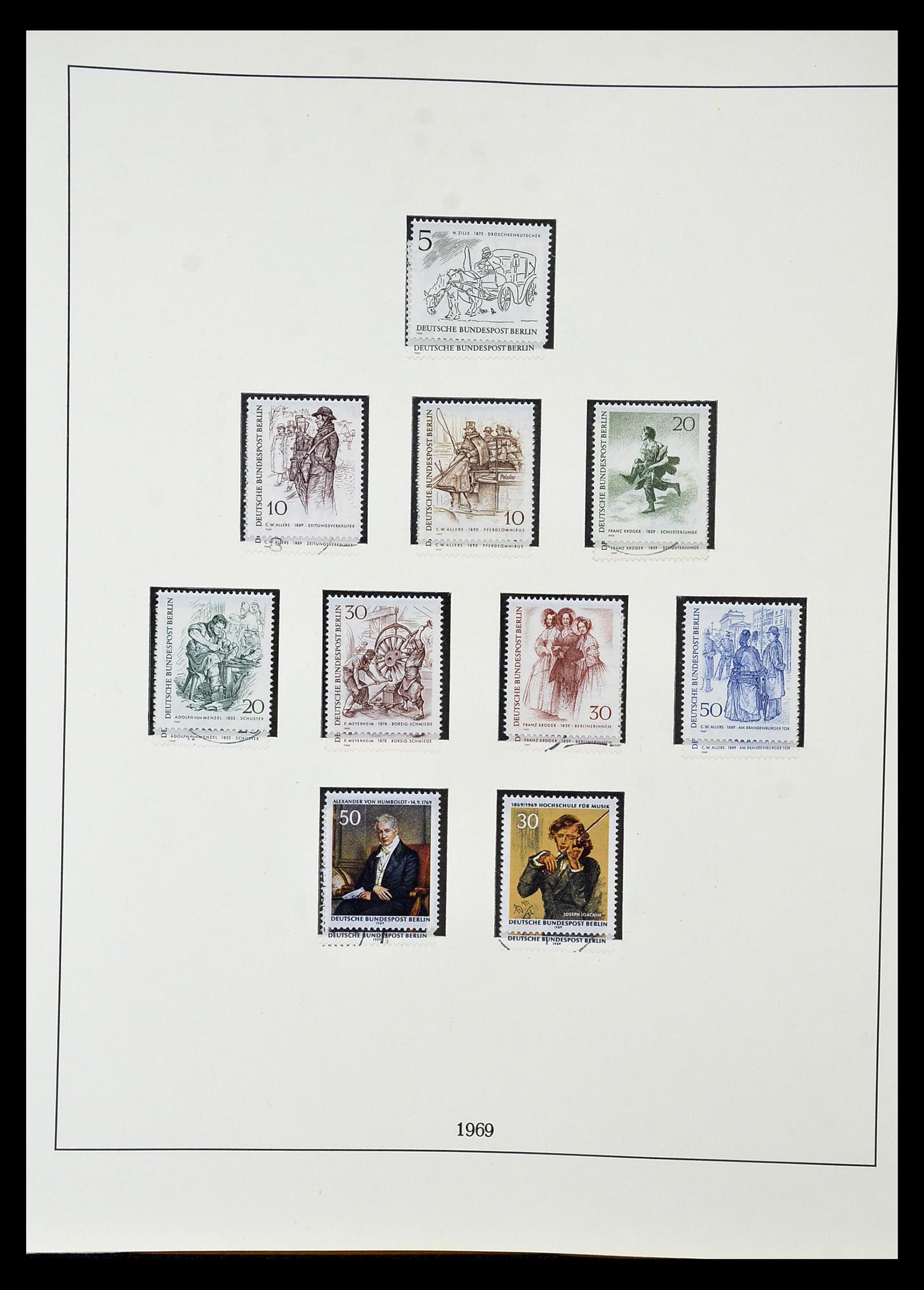 35033 033 - Postzegelverzameling 35033 Berlijn 1948-1990.