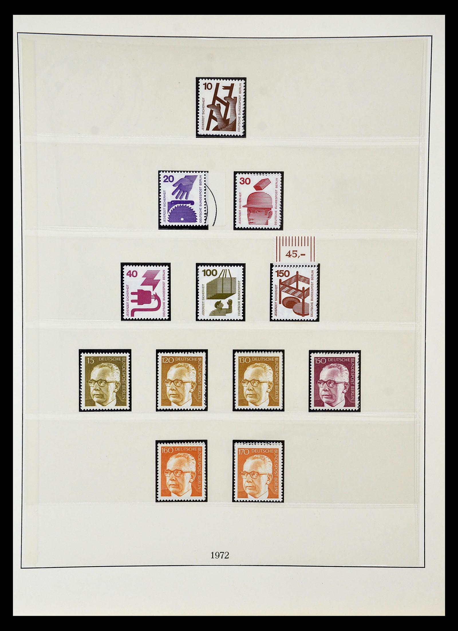 35033 043 - Postzegelverzameling 35033 Berlijn 1948-1990.