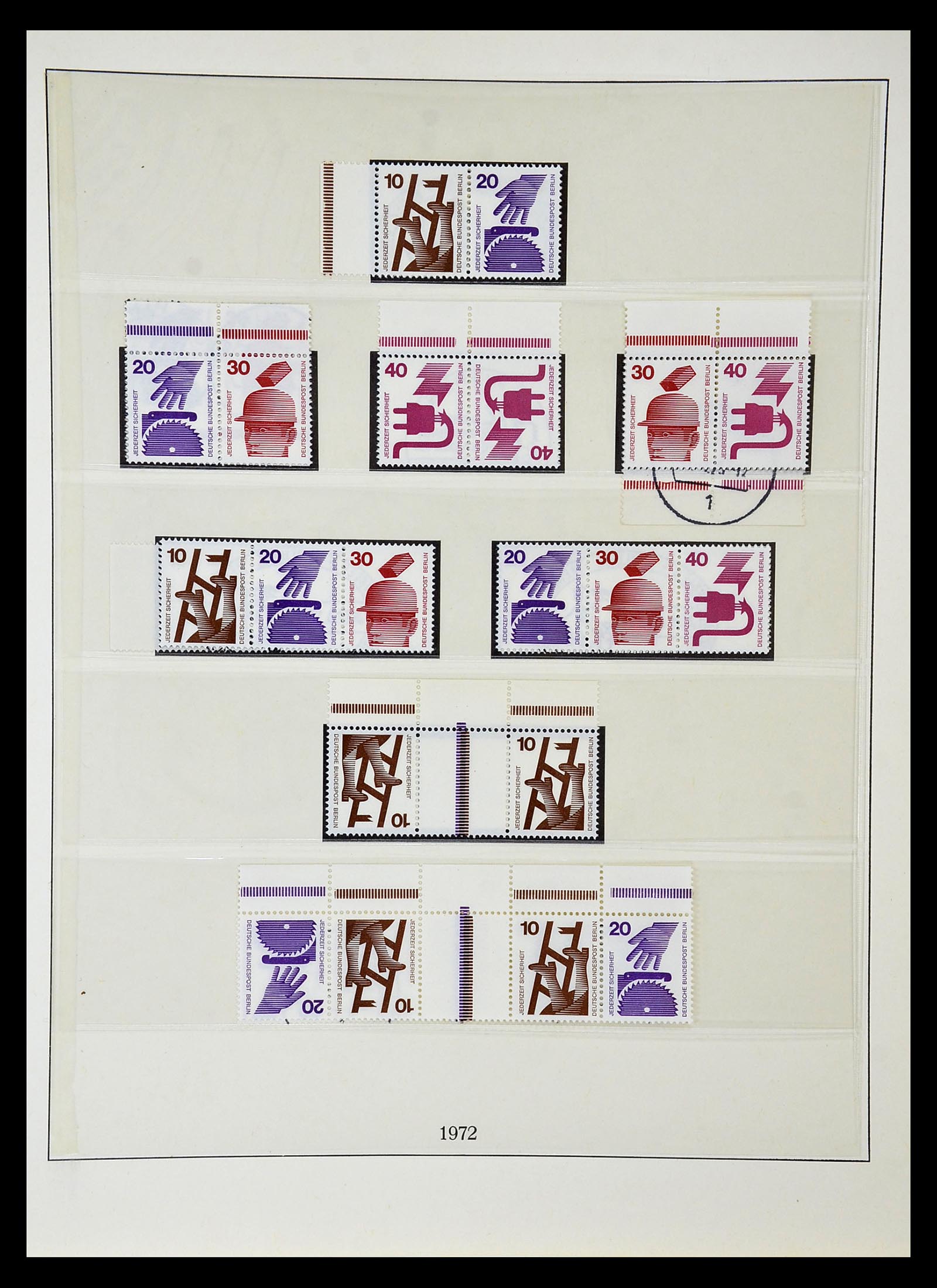 35033 044 - Postzegelverzameling 35033 Berlijn 1948-1990.