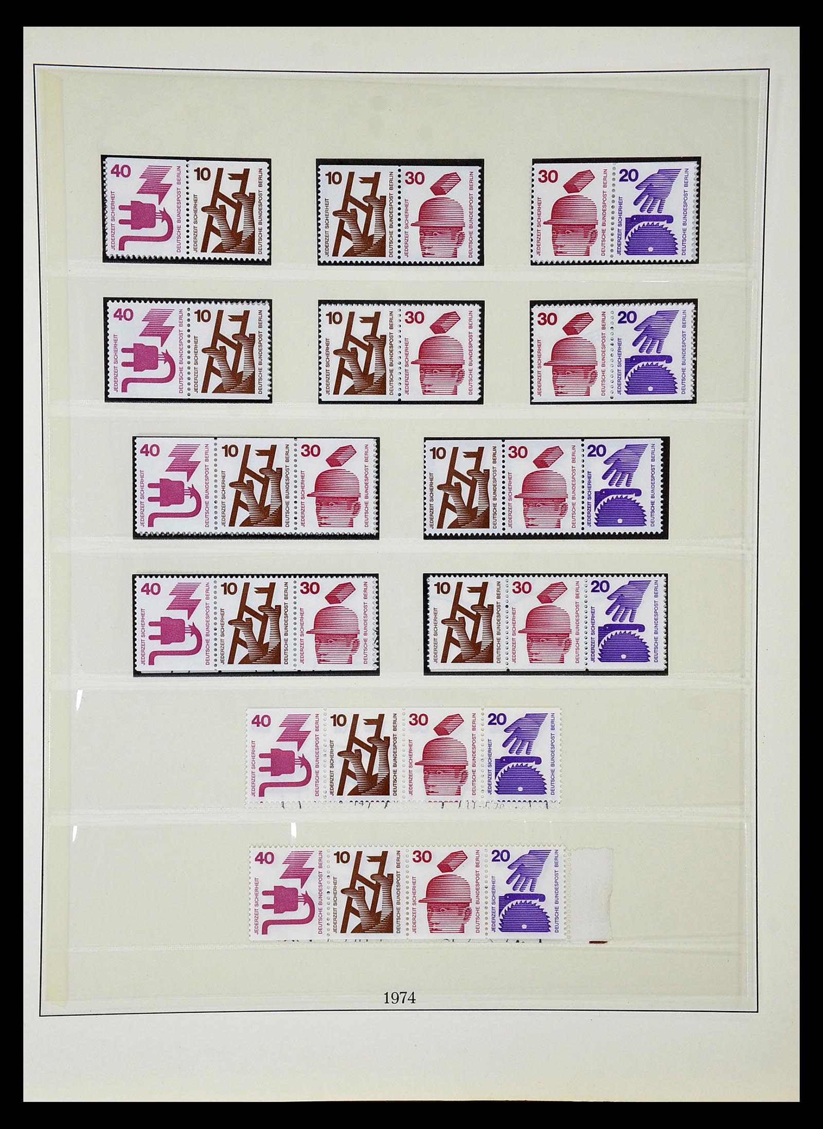 35033 053 - Postzegelverzameling 35033 Berlijn 1948-1990.