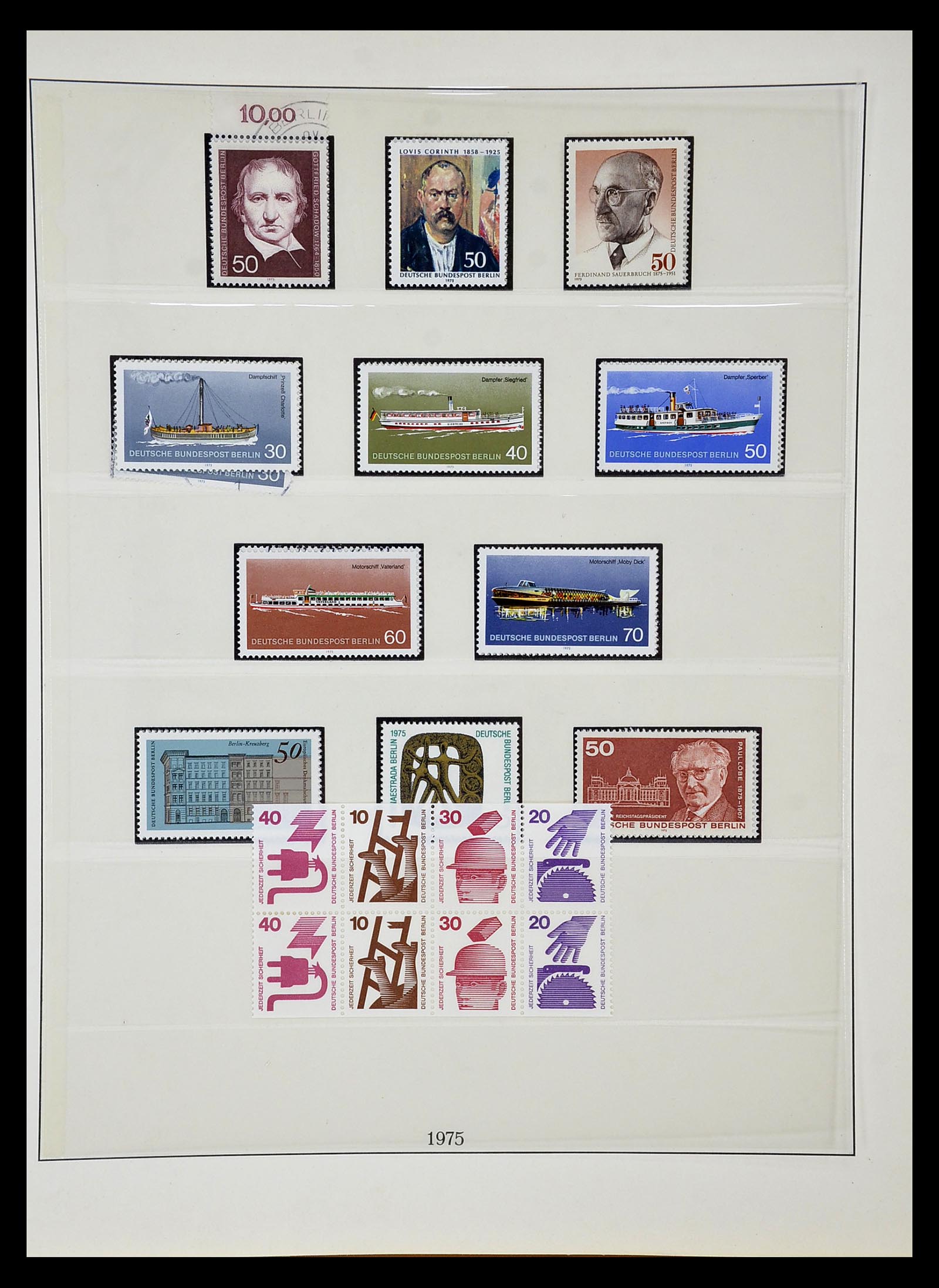 35033 055 - Postzegelverzameling 35033 Berlijn 1948-1990.