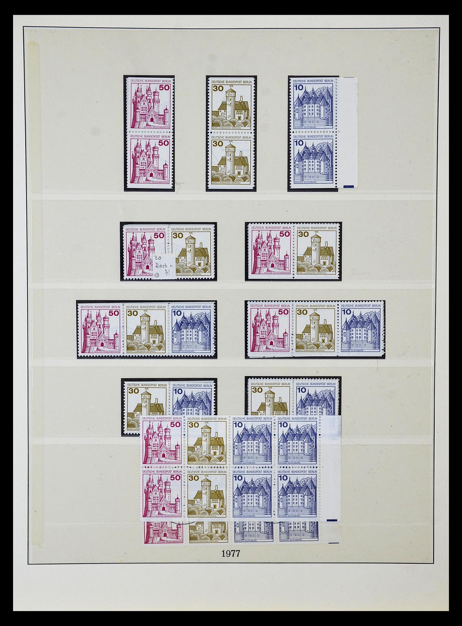 35033 070 - Postzegelverzameling 35033 Berlijn 1948-1990.