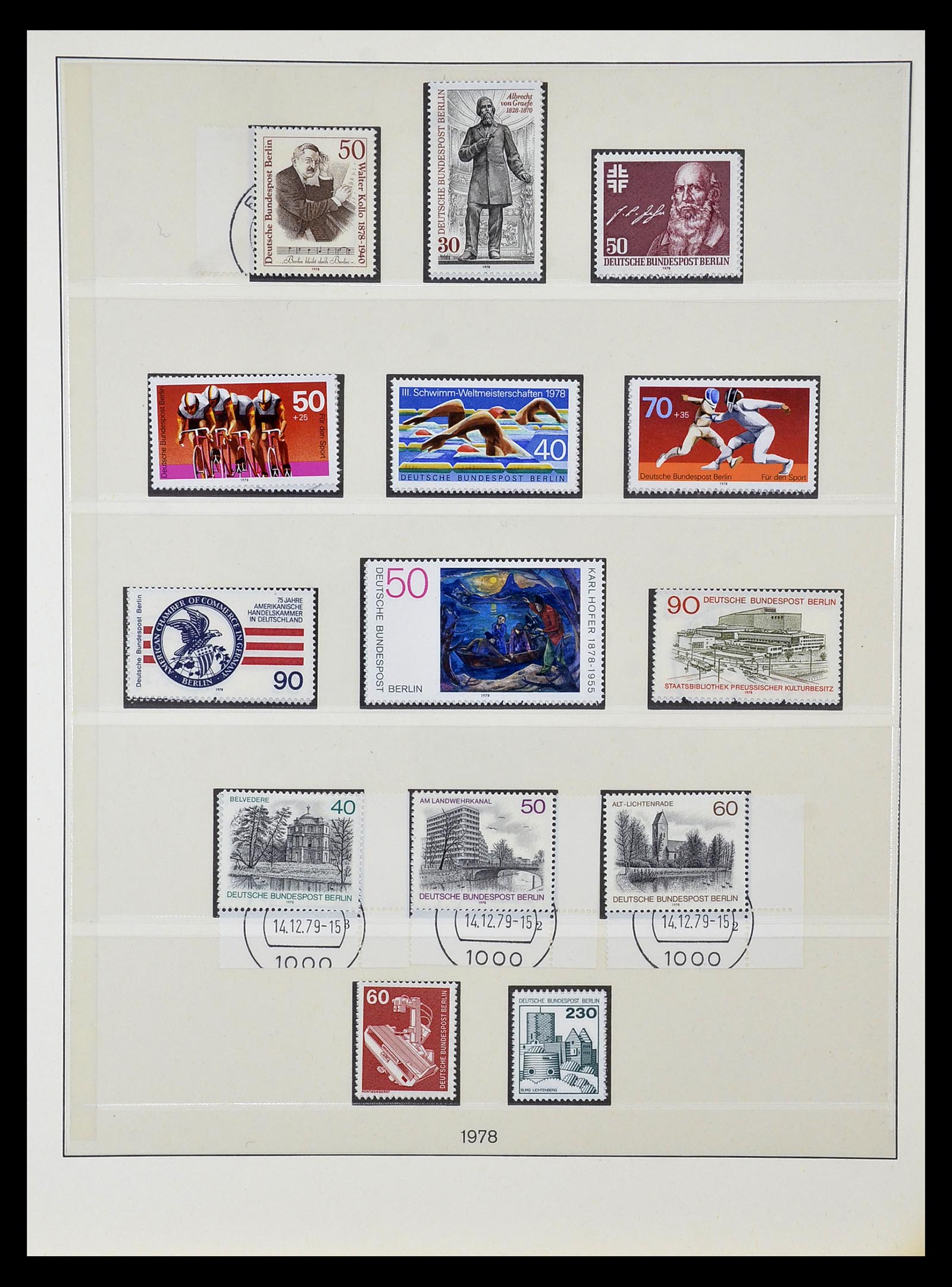 35033 074 - Postzegelverzameling 35033 Berlijn 1948-1990.