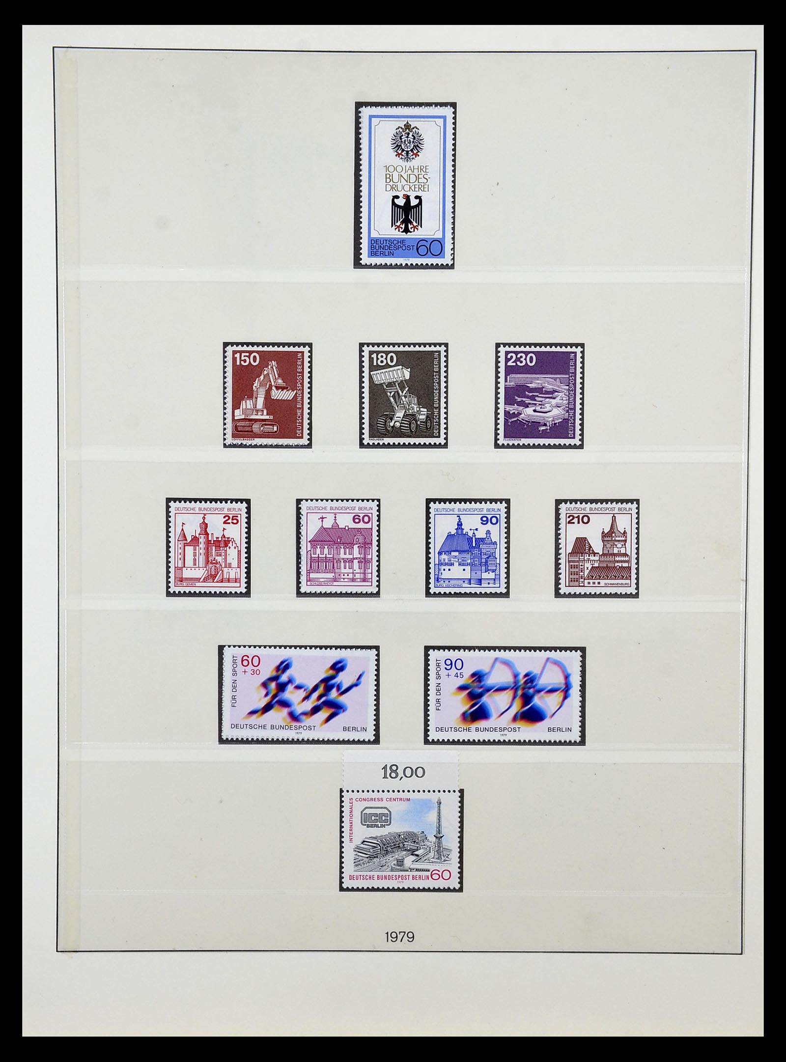 35033 077 - Postzegelverzameling 35033 Berlijn 1948-1990.