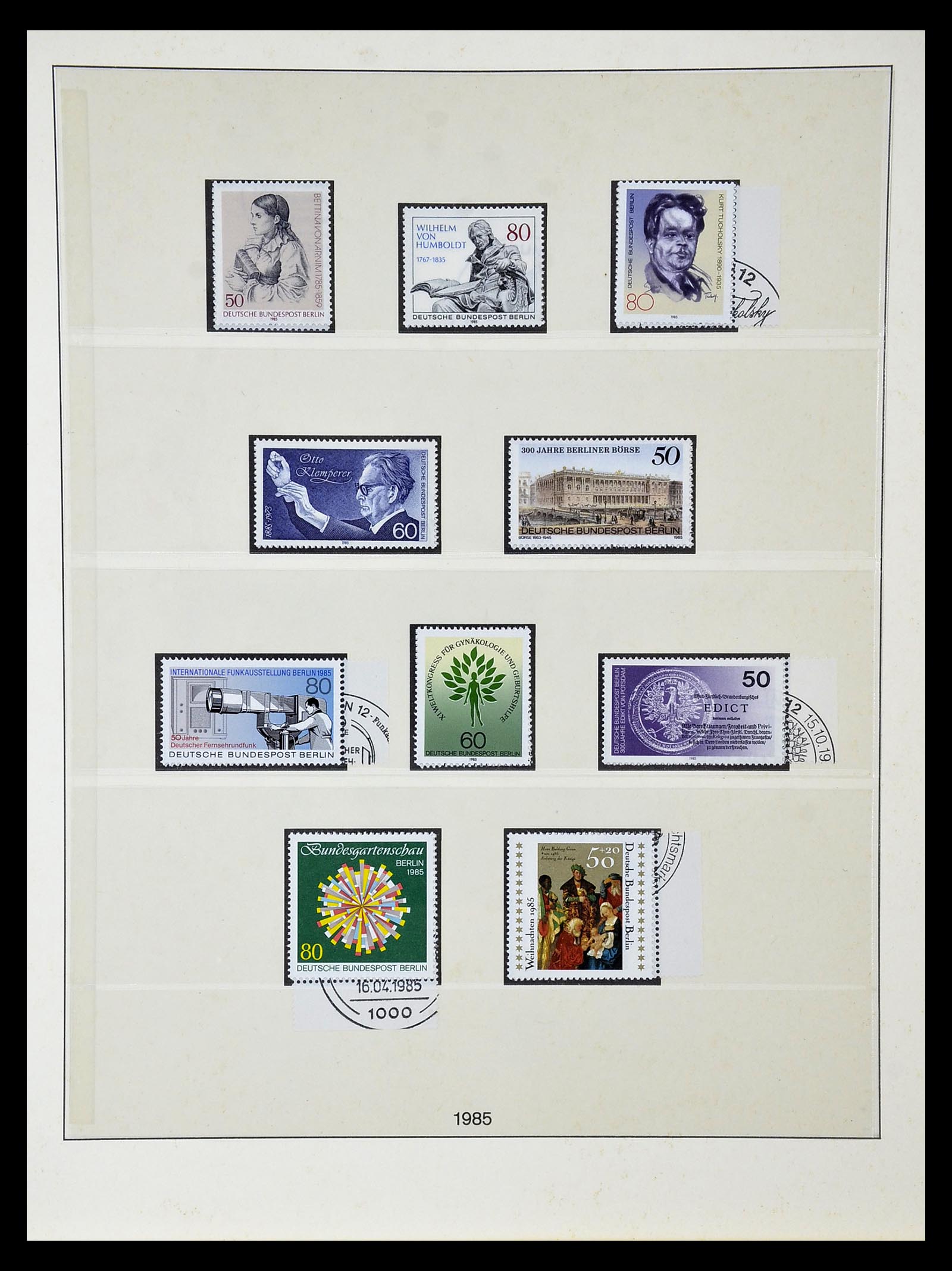 35033 100 - Postzegelverzameling 35033 Berlijn 1948-1990.