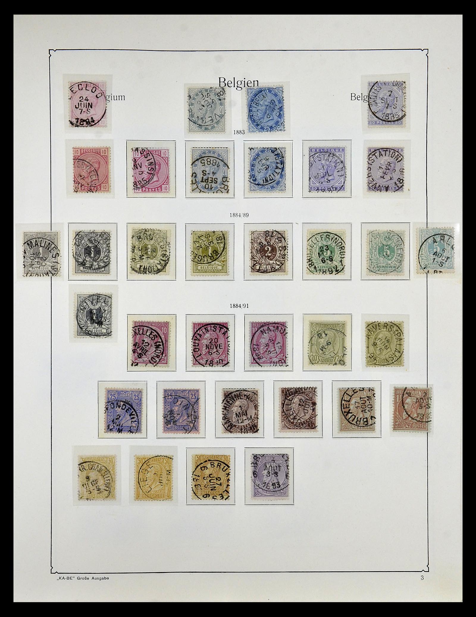 35034 004 - Stamp Collection 35034 Belgium 1849-1982.