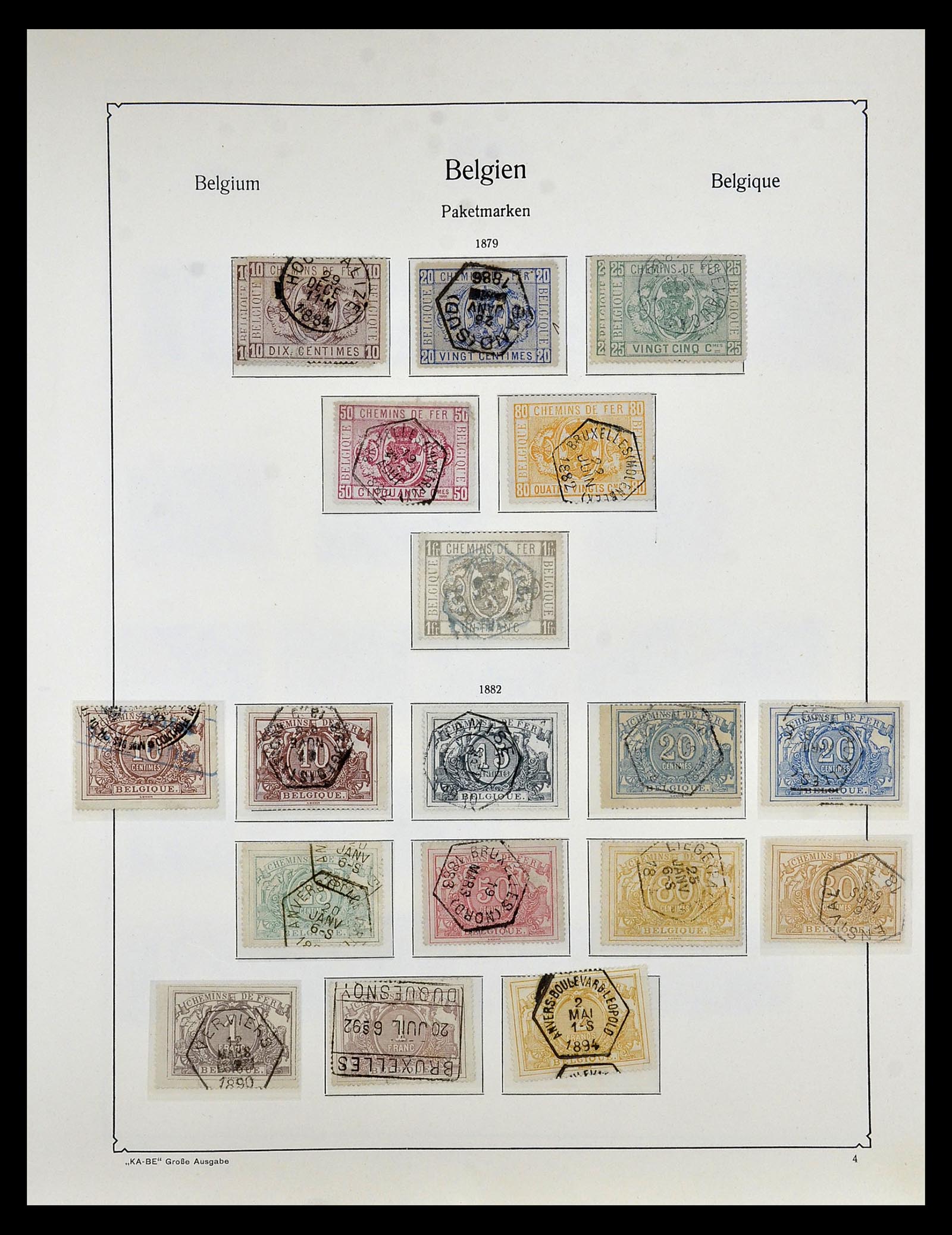 35034 005 - Stamp Collection 35034 Belgium 1849-1982.