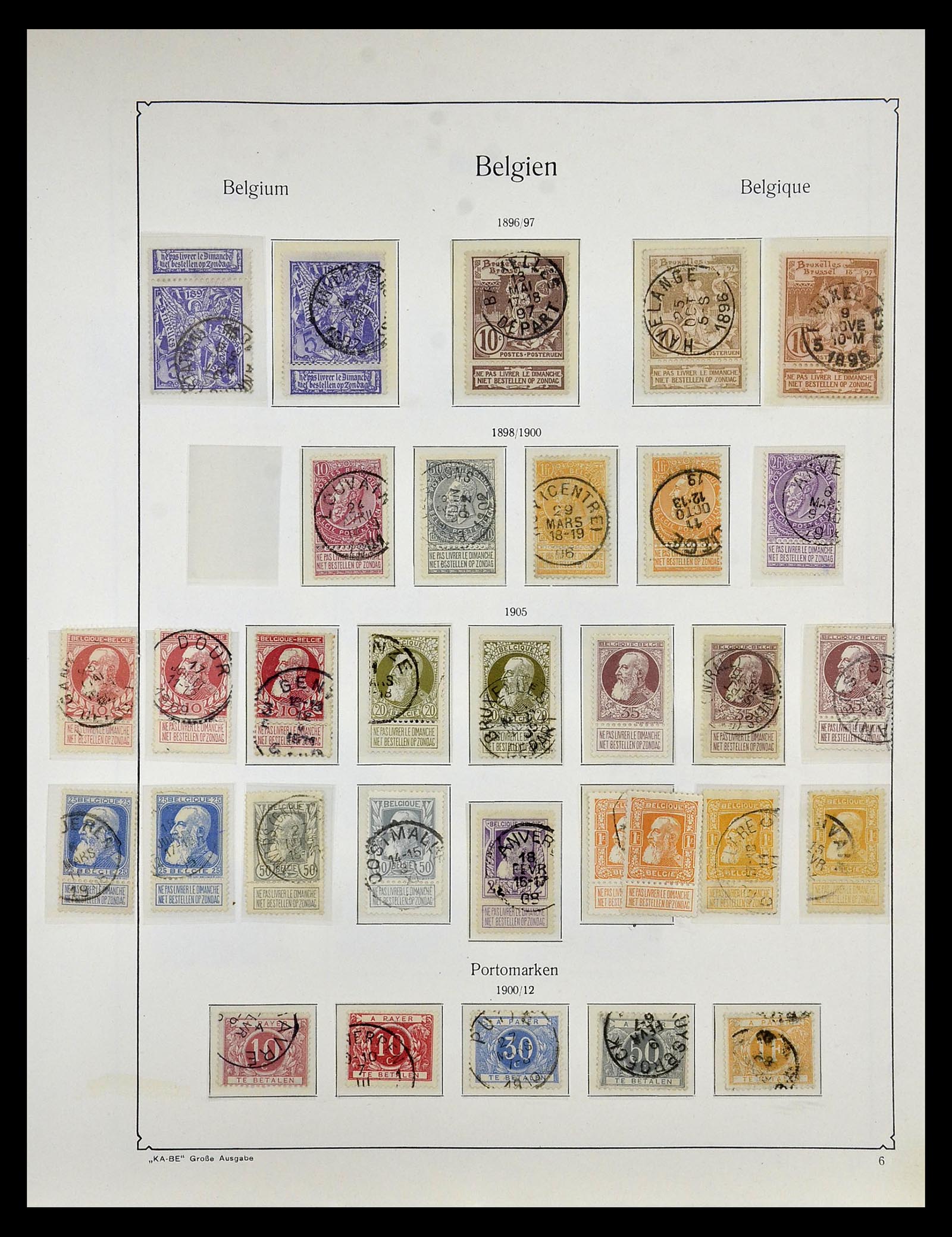 35034 009 - Stamp Collection 35034 Belgium 1849-1982.