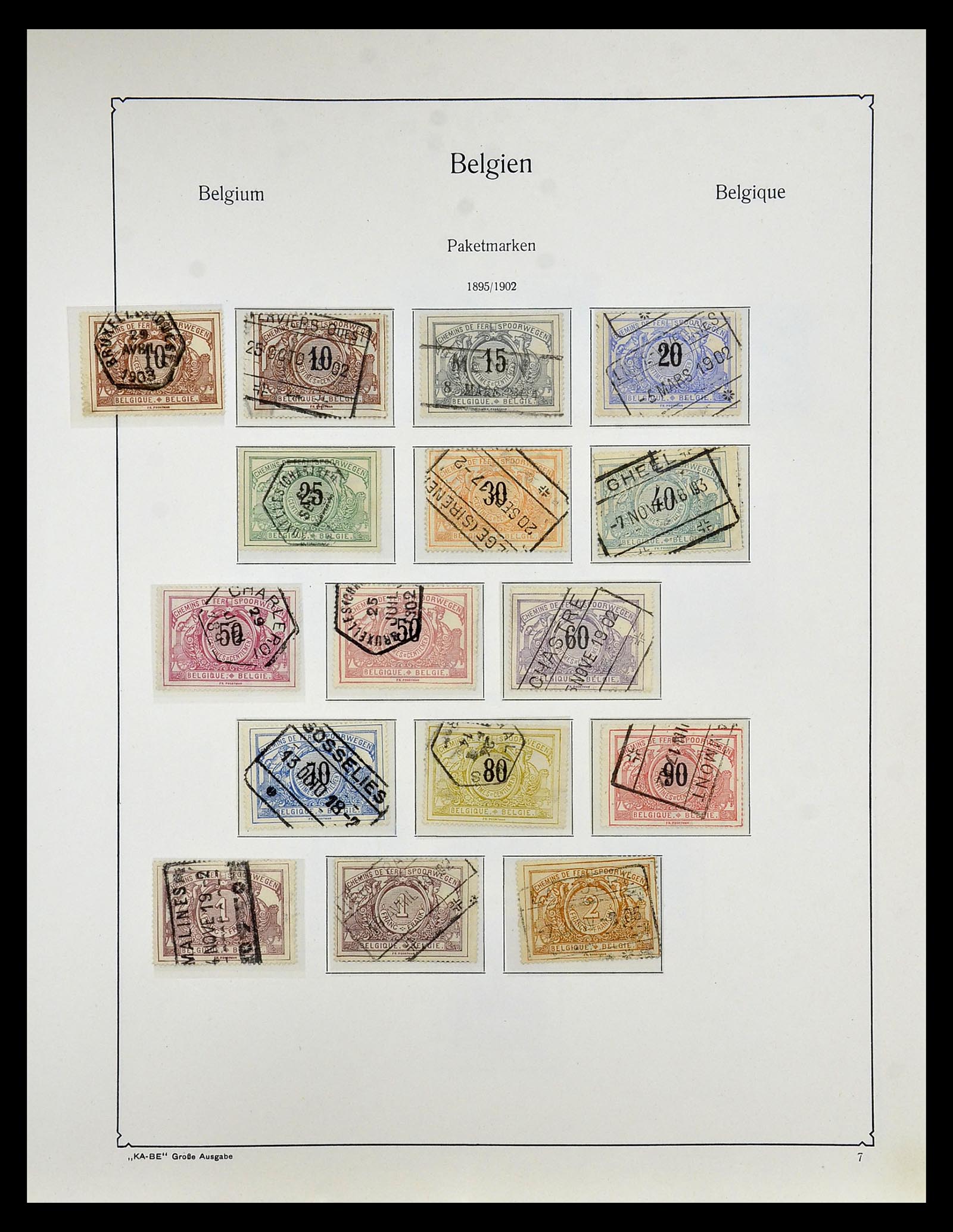 35034 010 - Stamp Collection 35034 Belgium 1849-1982.