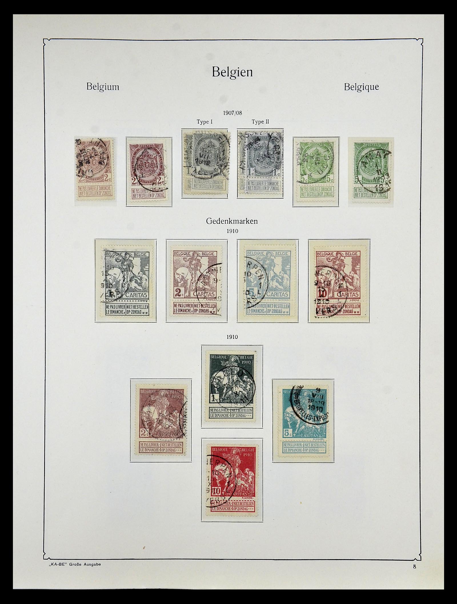 35034 011 - Stamp Collection 35034 Belgium 1849-1982.