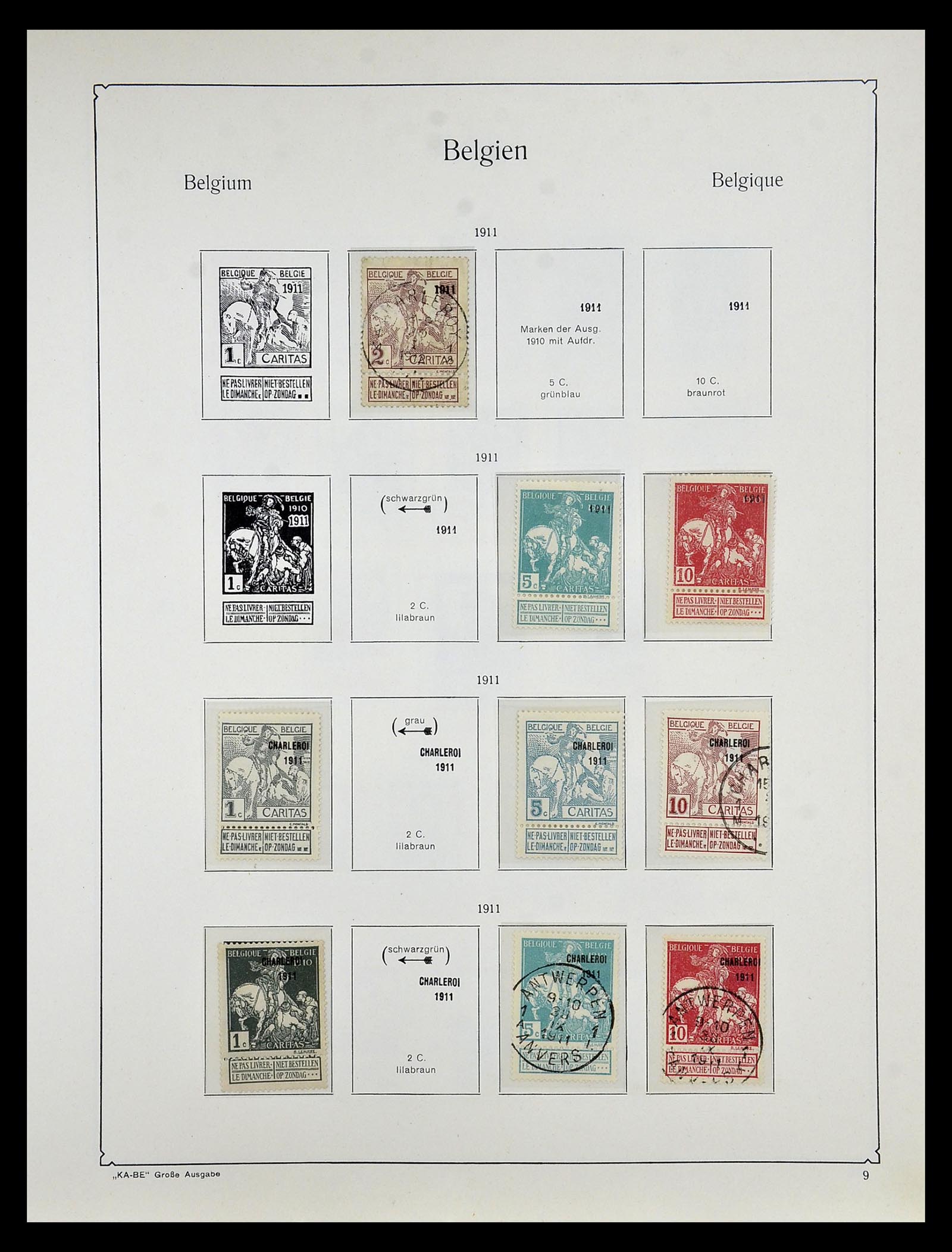 35034 012 - Stamp Collection 35034 Belgium 1849-1982.