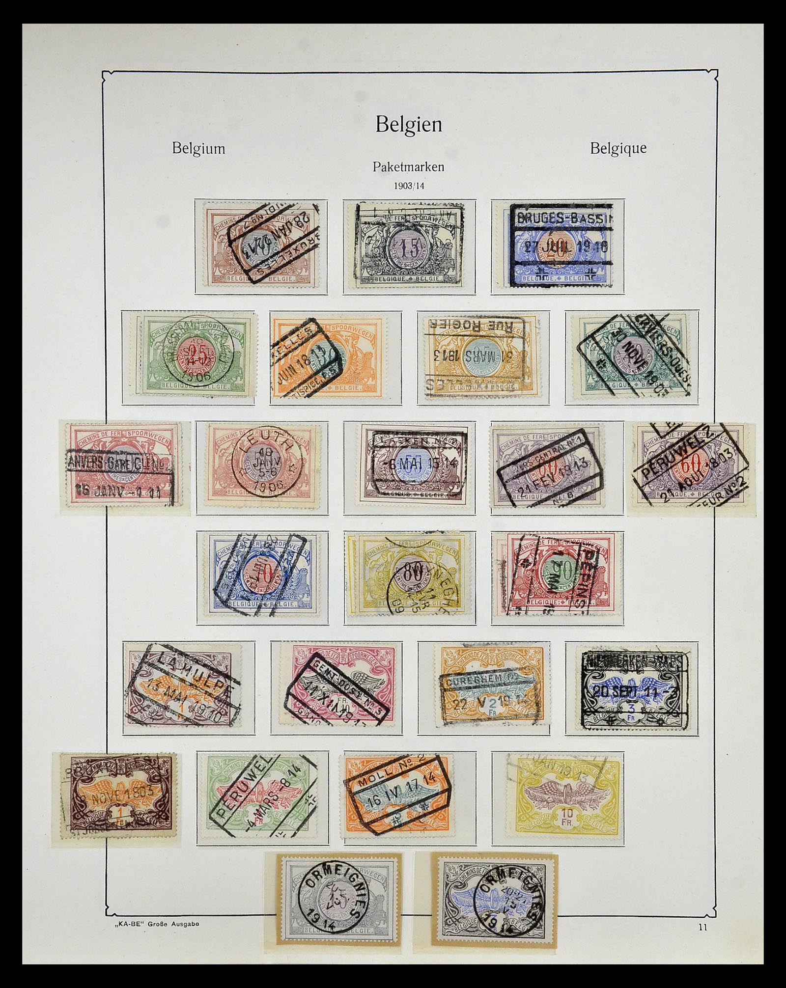 35034 014 - Stamp Collection 35034 Belgium 1849-1982.