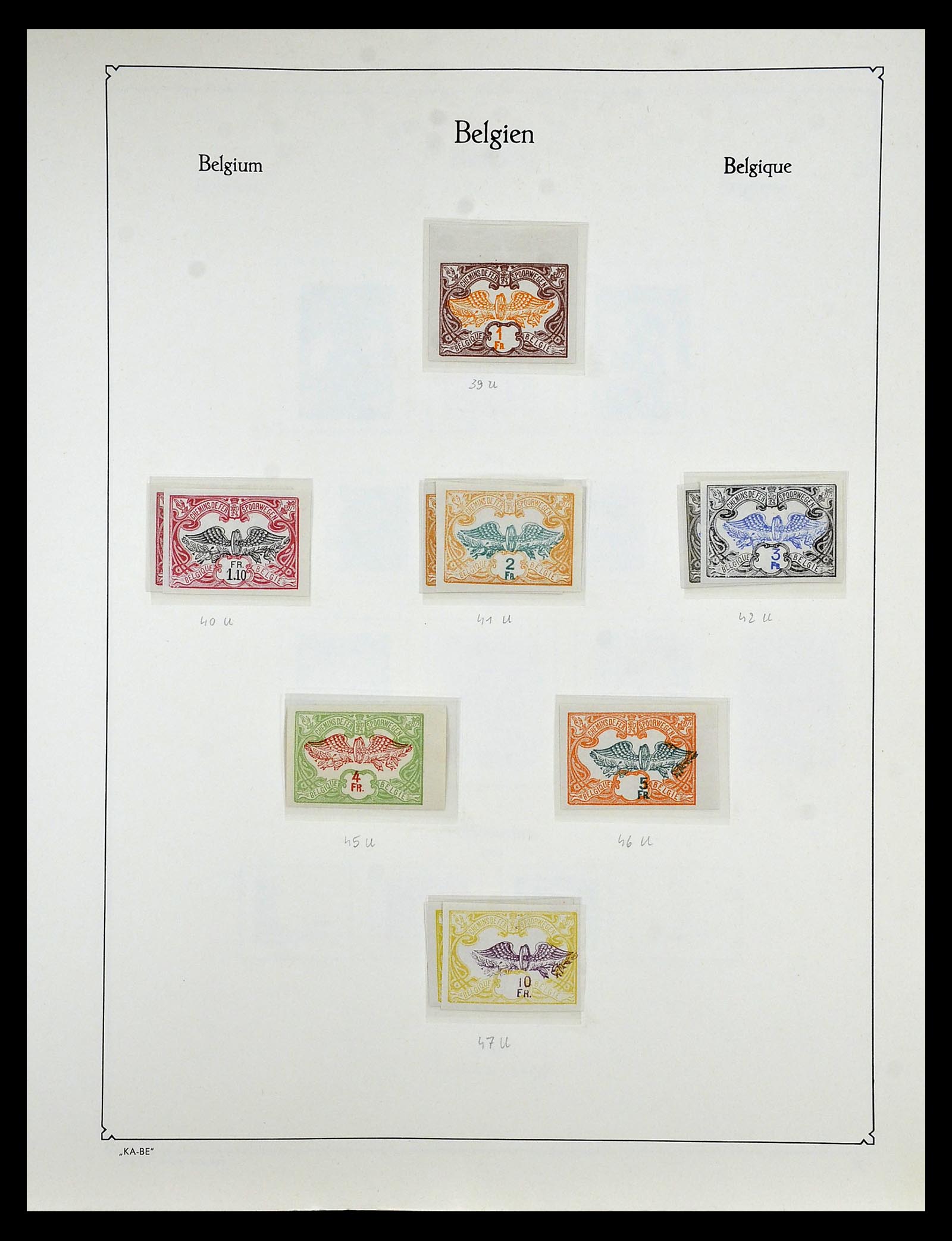 35034 015 - Stamp Collection 35034 Belgium 1849-1982.
