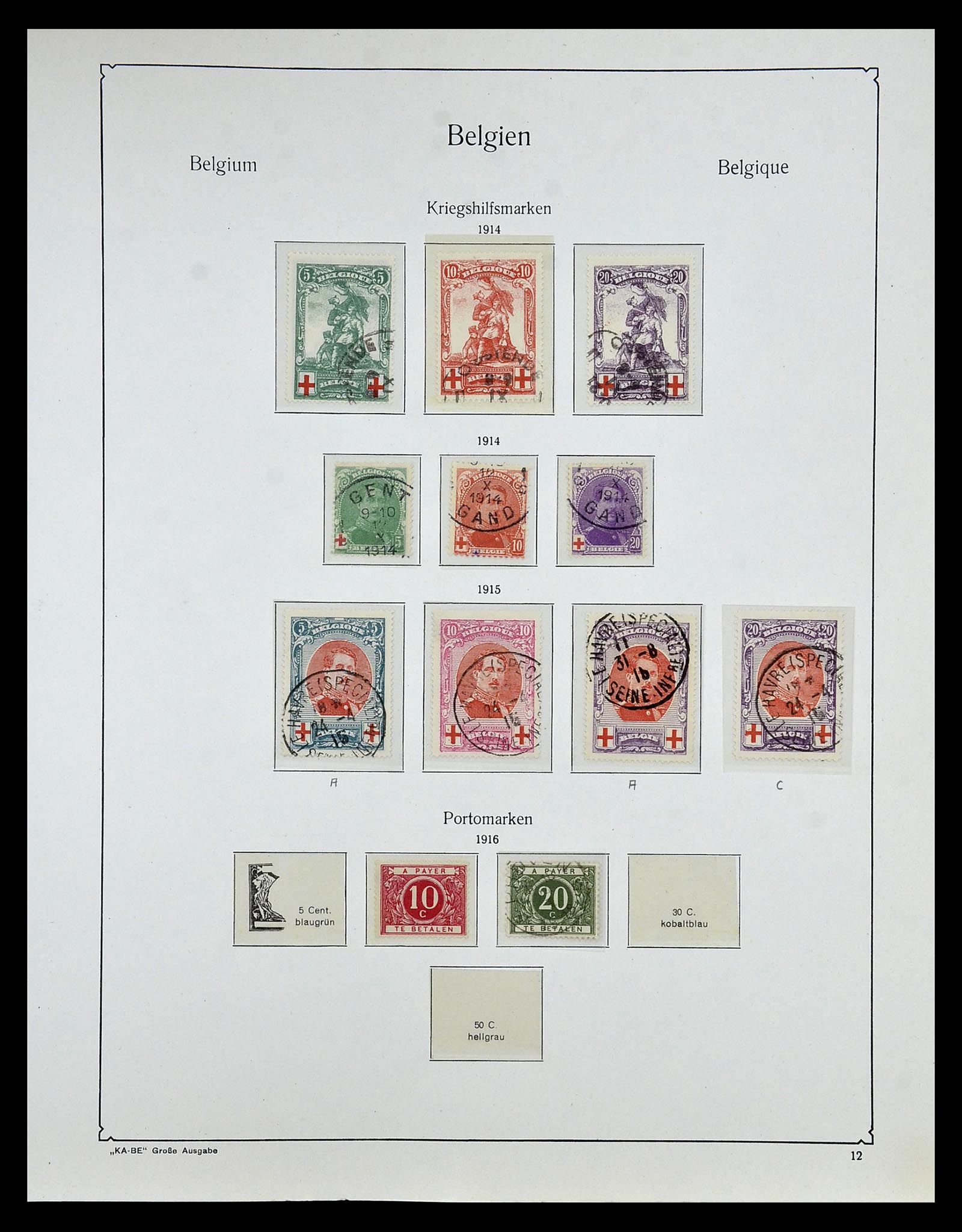 35034 016 - Stamp Collection 35034 Belgium 1849-1982.