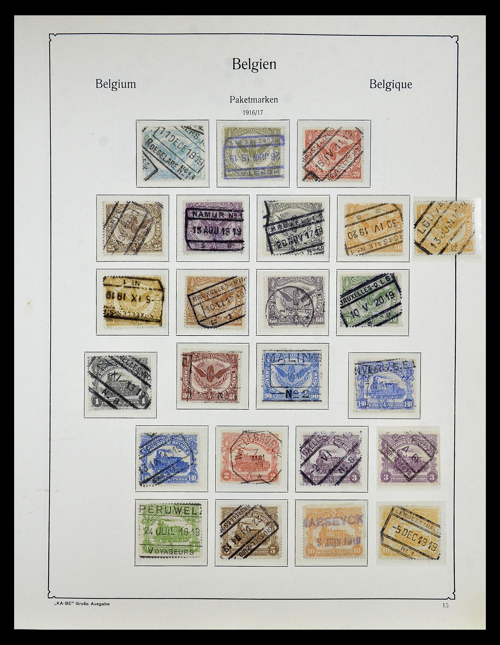 35034 018 - Stamp Collection 35034 Belgium 1849-1982.