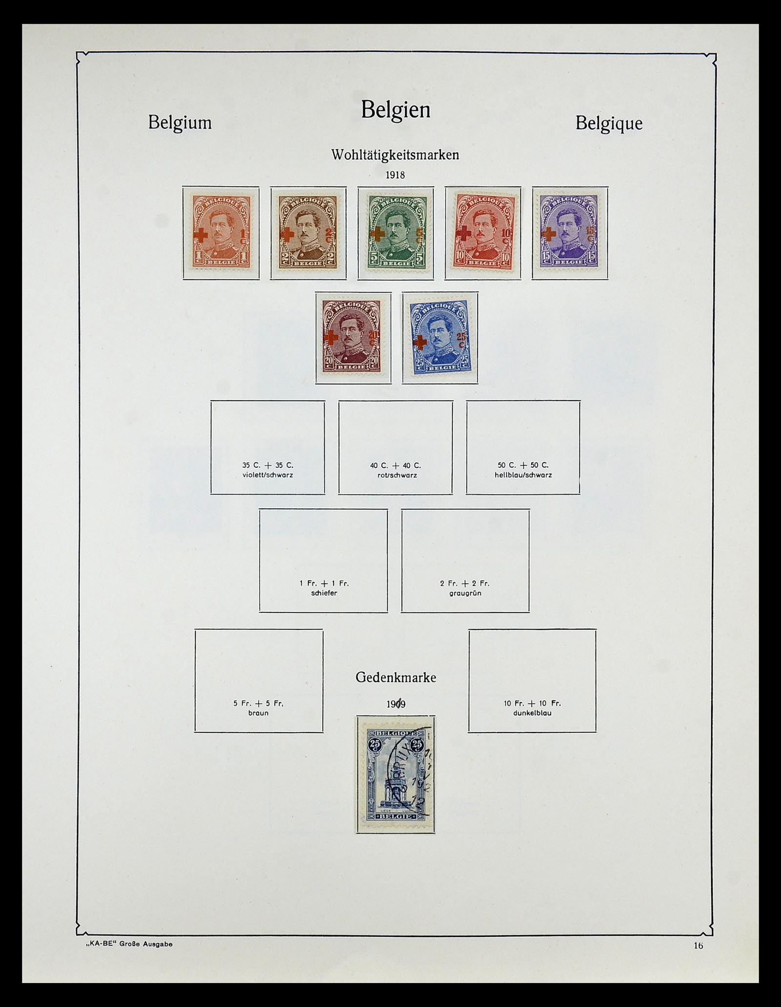 35034 019 - Stamp Collection 35034 Belgium 1849-1982.