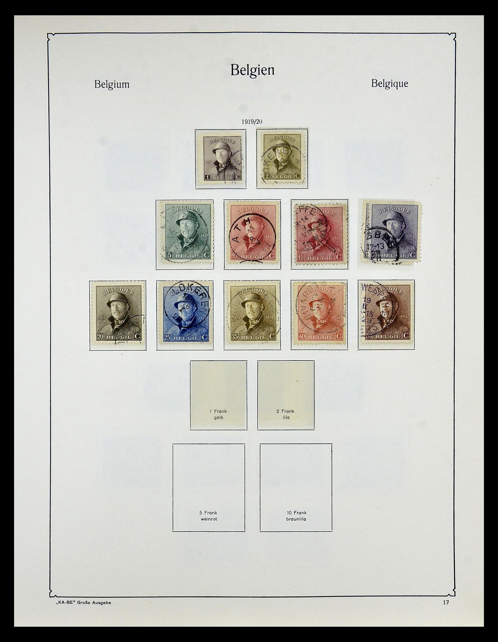 35034 020 - Stamp Collection 35034 Belgium 1849-1982.
