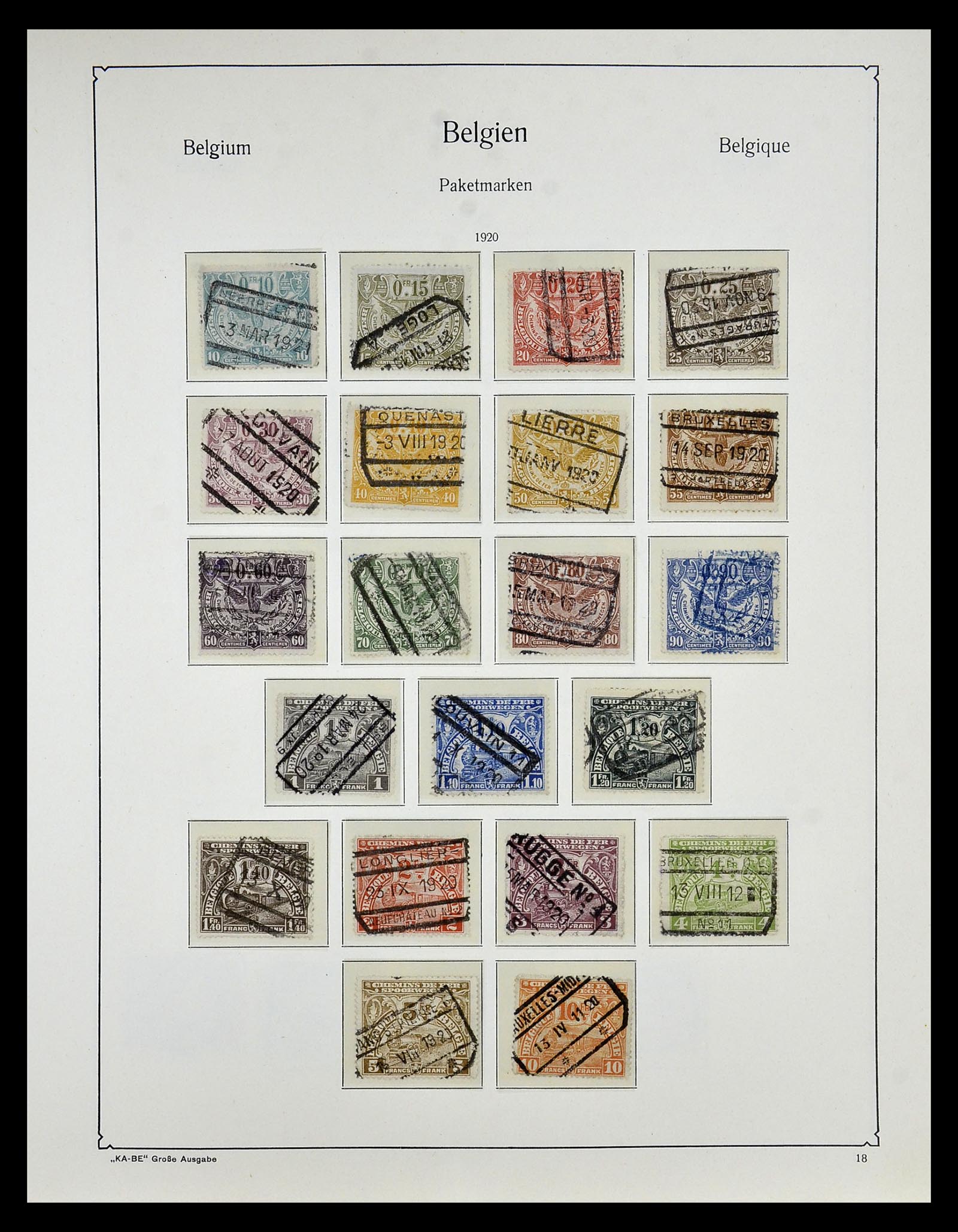 35034 021 - Stamp Collection 35034 Belgium 1849-1982.