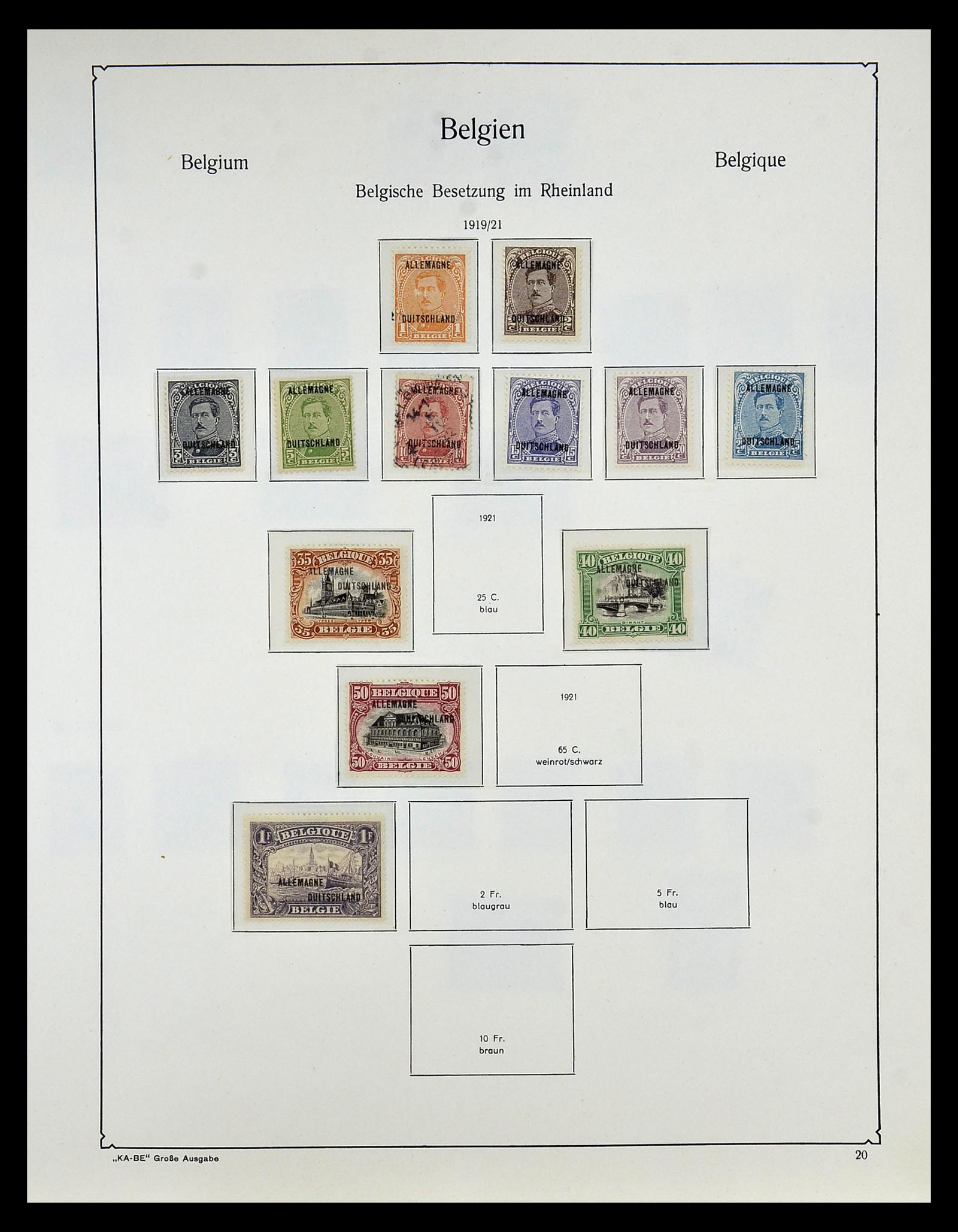 35034 023 - Stamp Collection 35034 Belgium 1849-1982.