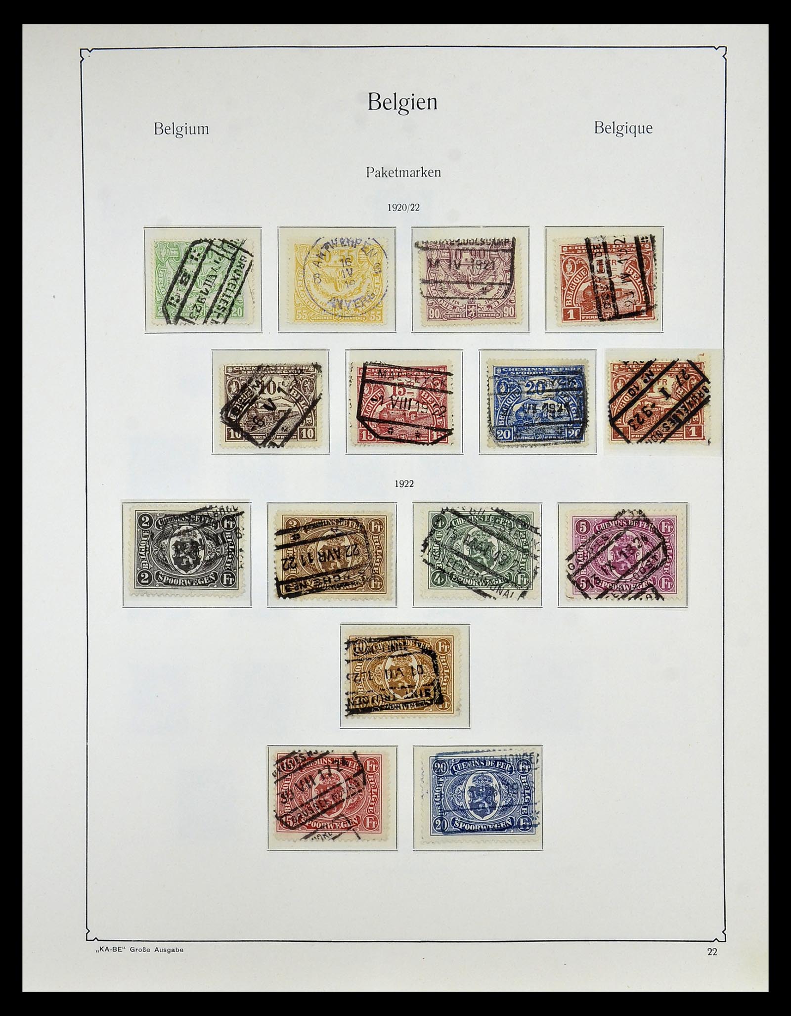 35034 027 - Stamp Collection 35034 Belgium 1849-1982.