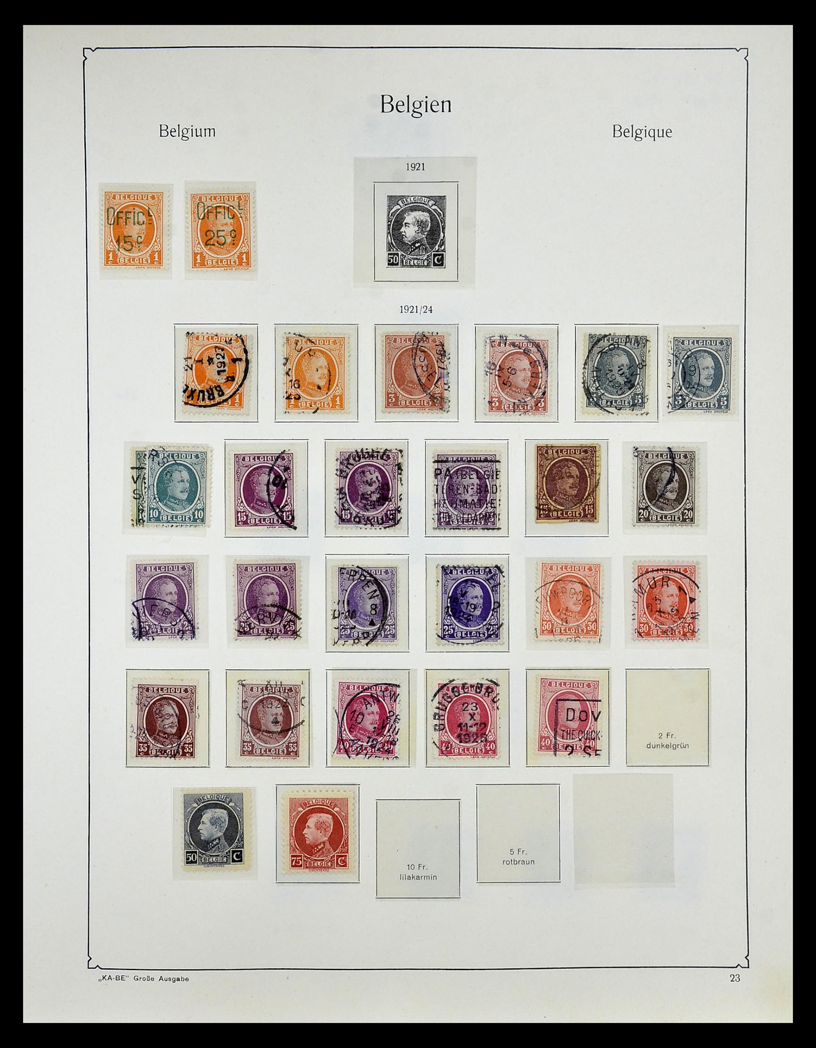 35034 028 - Stamp Collection 35034 Belgium 1849-1982.
