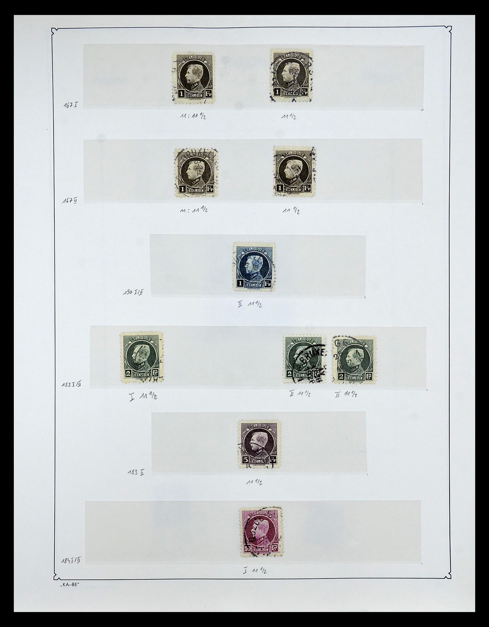 35034 030 - Postzegelverzameling 35034 België 1849-1982.