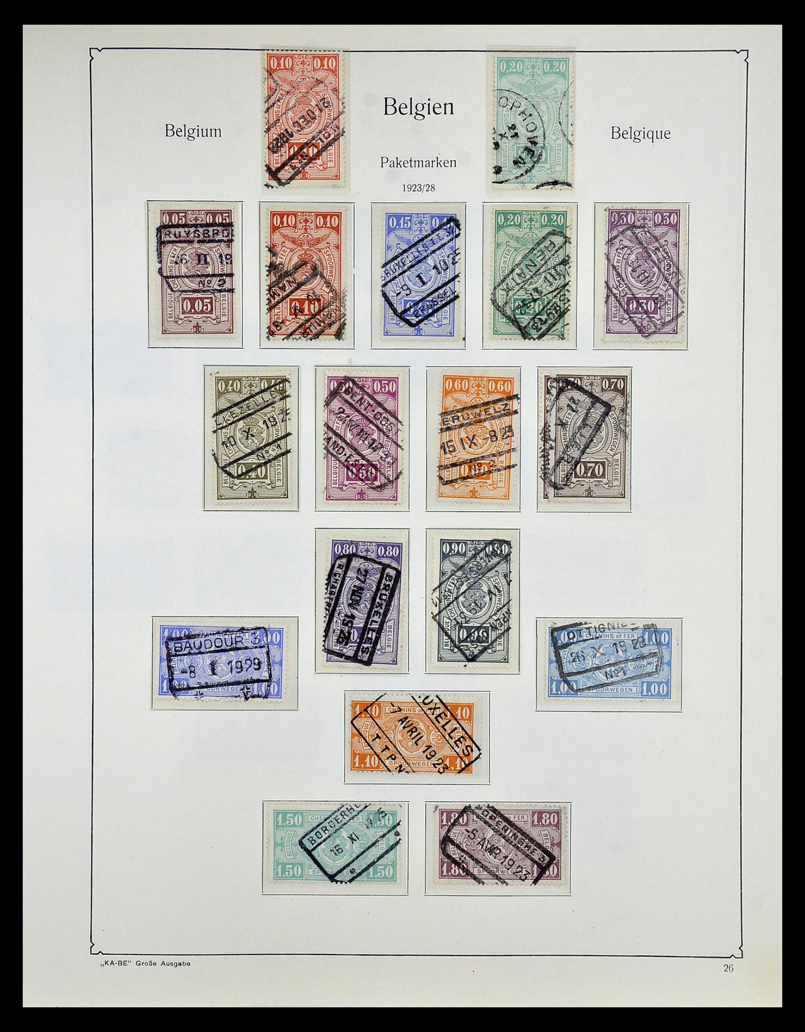 35034 034 - Stamp Collection 35034 Belgium 1849-1982.