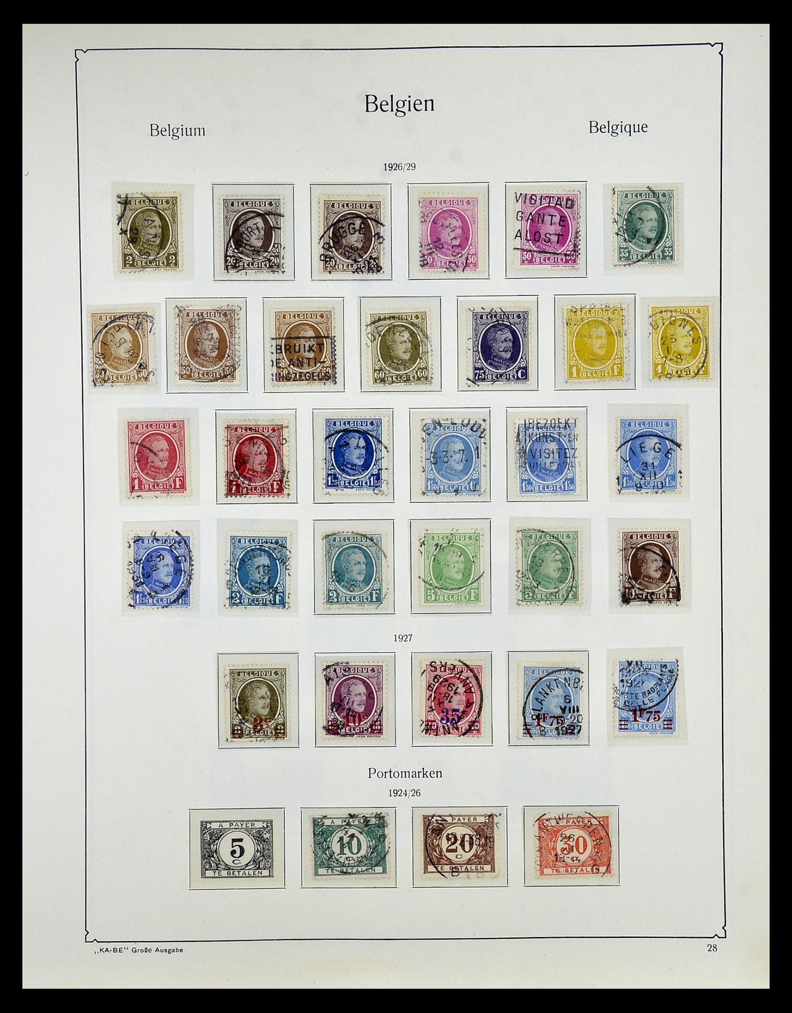 35034 036 - Stamp Collection 35034 Belgium 1849-1982.