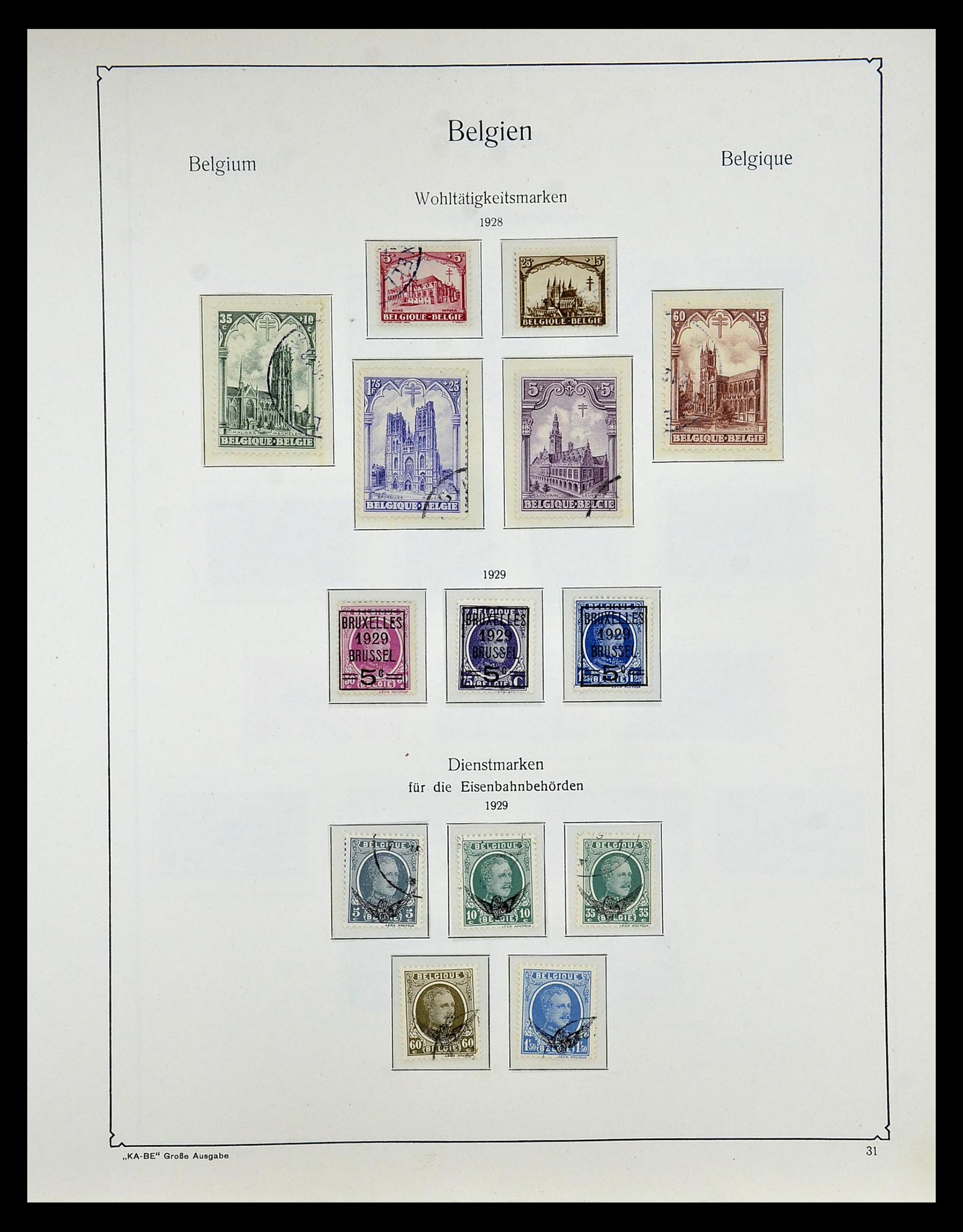 35034 039 - Stamp Collection 35034 Belgium 1849-1982.