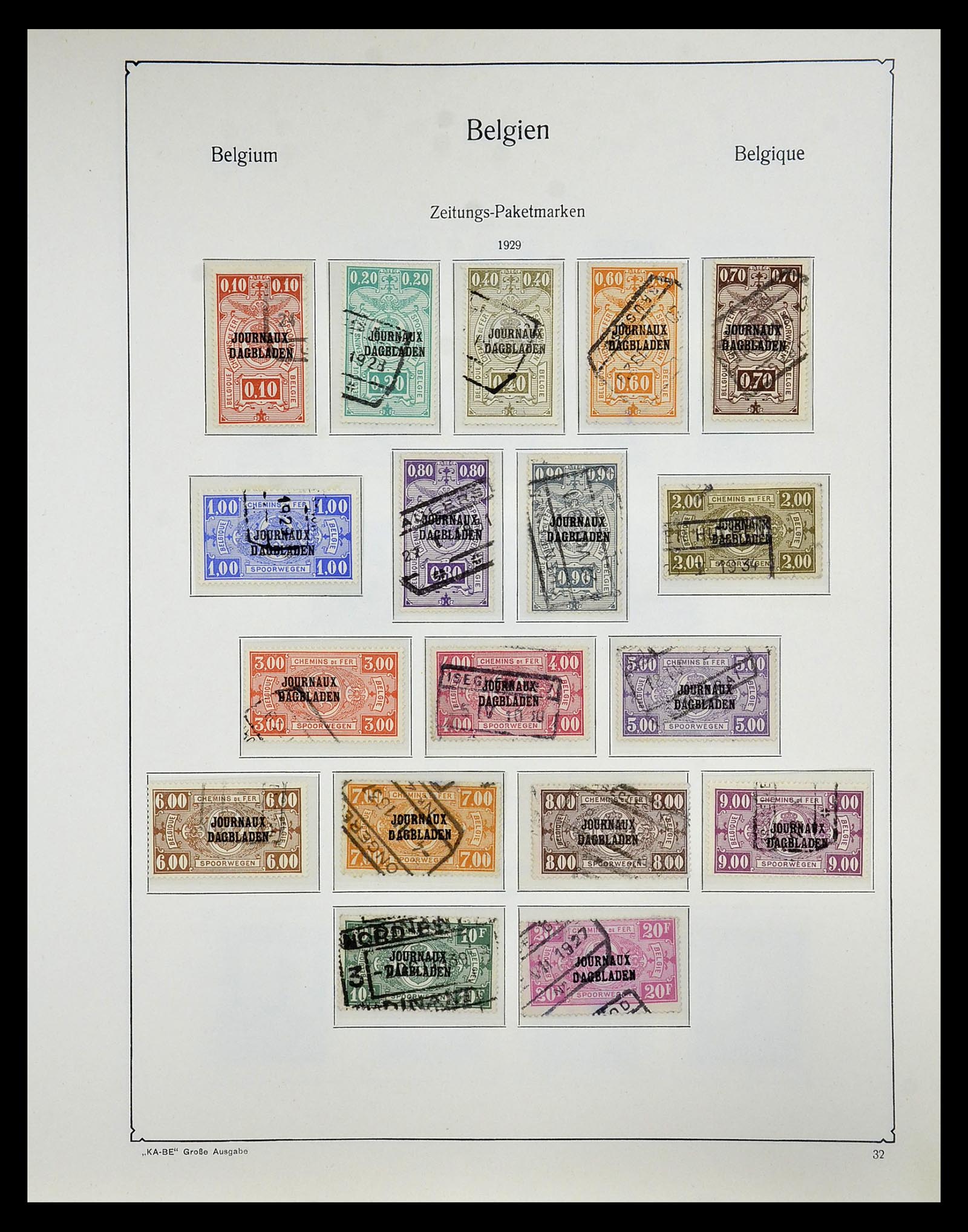 35034 040 - Stamp Collection 35034 Belgium 1849-1982.