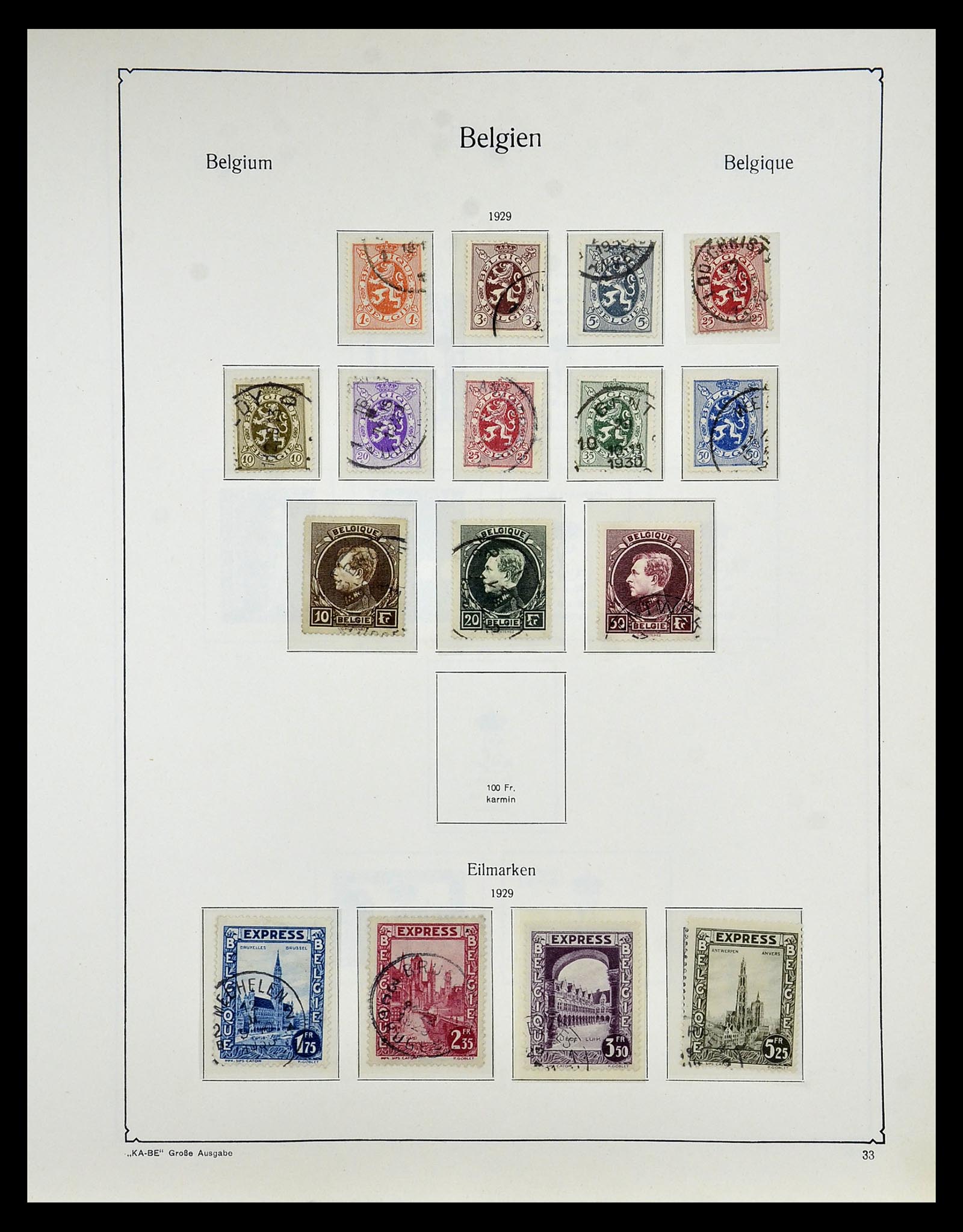 35034 041 - Stamp Collection 35034 Belgium 1849-1982.