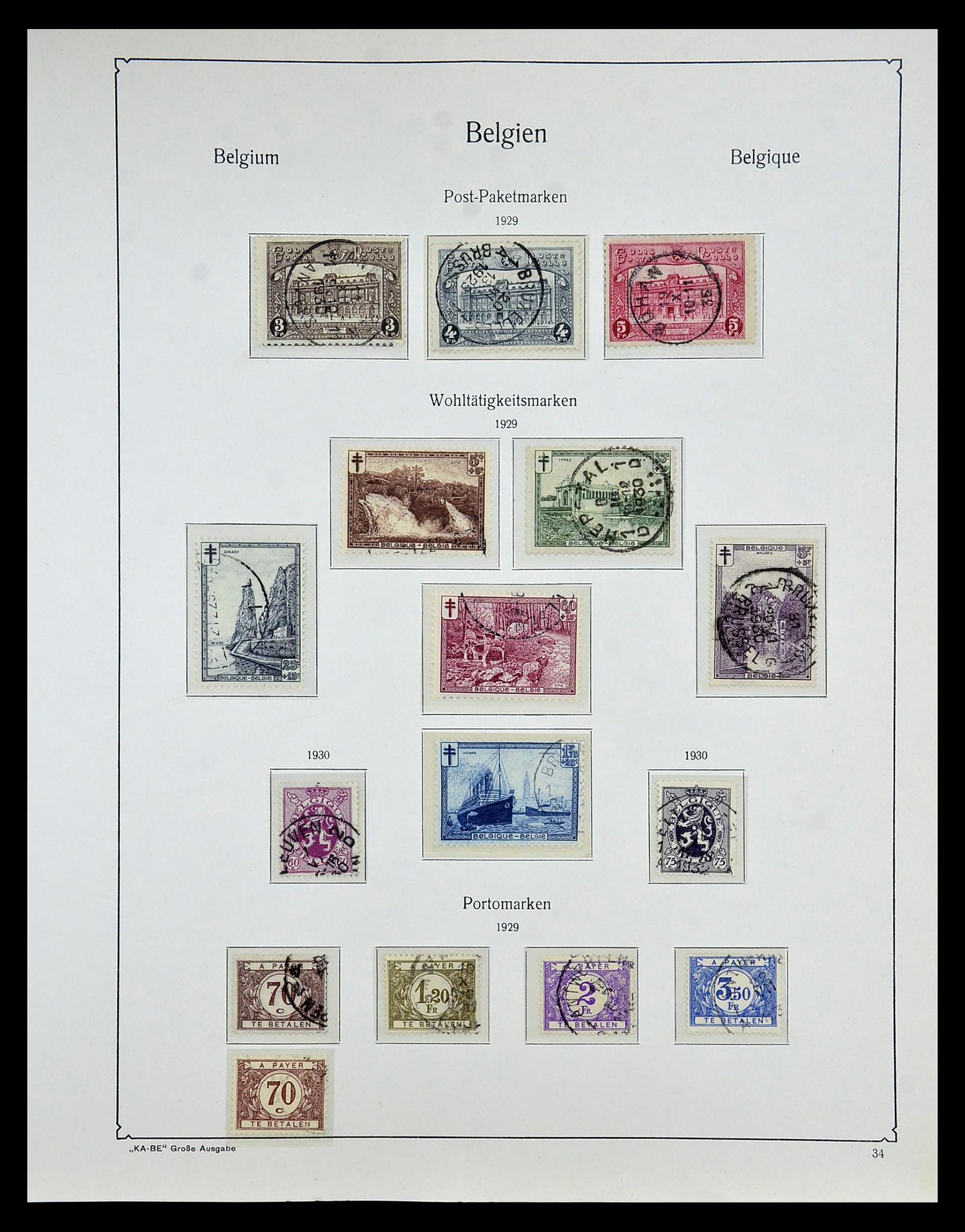 35034 042 - Stamp Collection 35034 Belgium 1849-1982.