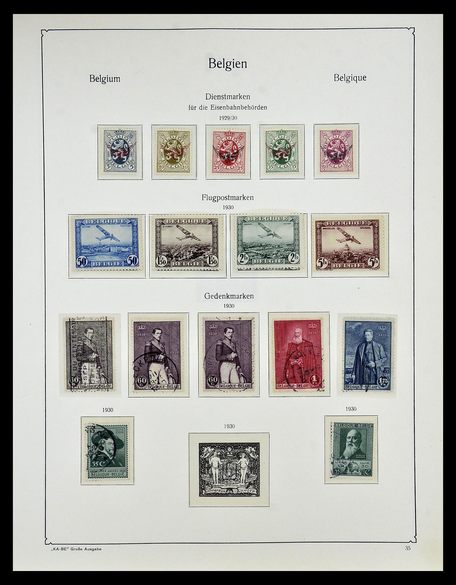35034 043 - Stamp Collection 35034 Belgium 1849-1982.