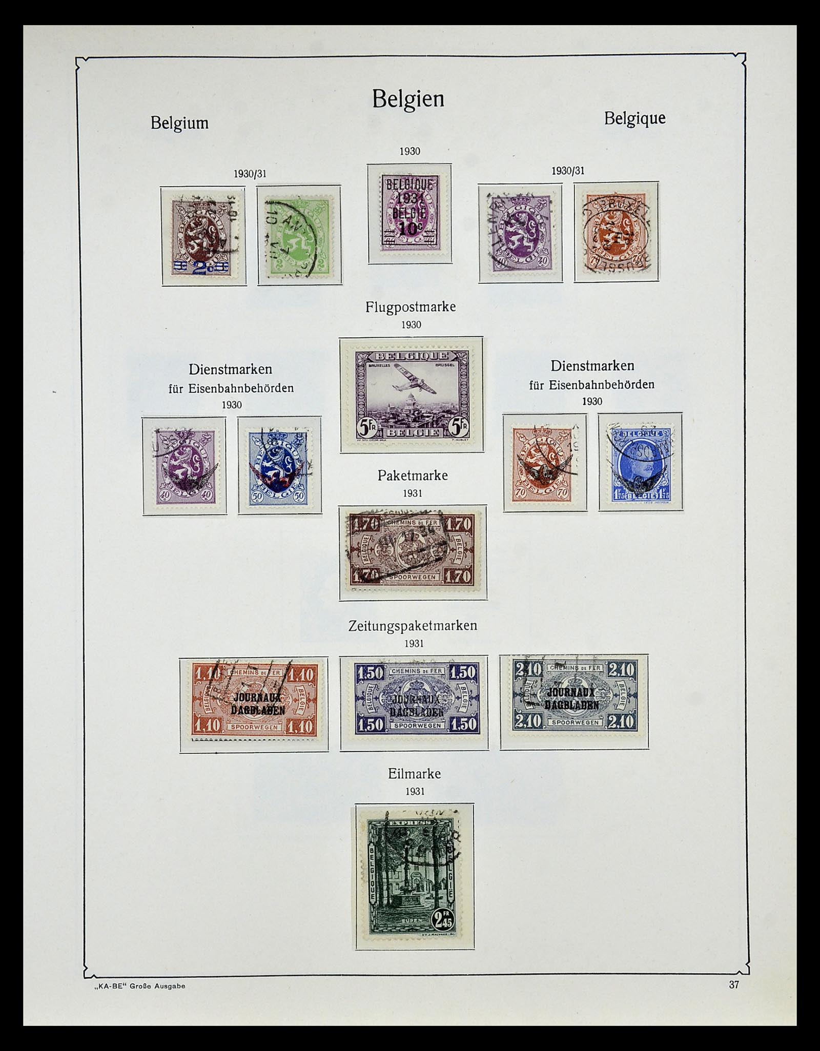 35034 045 - Stamp Collection 35034 Belgium 1849-1982.