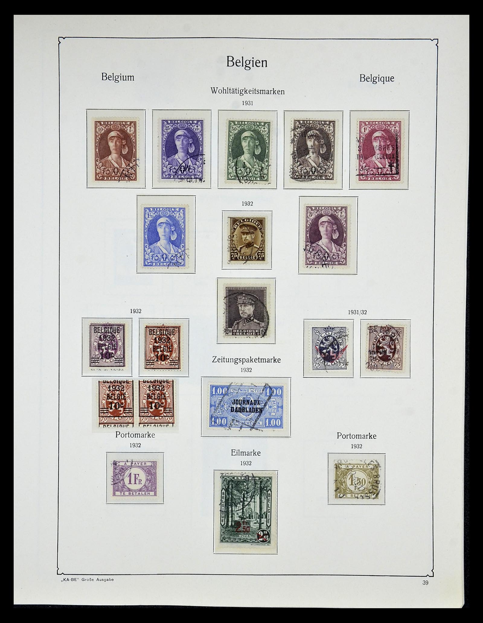 35034 047 - Stamp Collection 35034 Belgium 1849-1982.