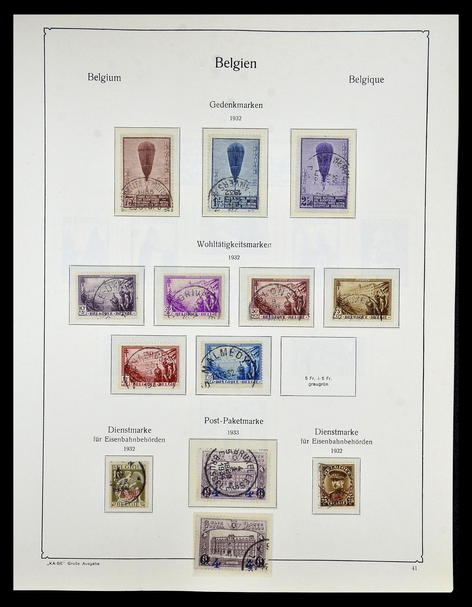 35034 049 - Stamp Collection 35034 Belgium 1849-1982.