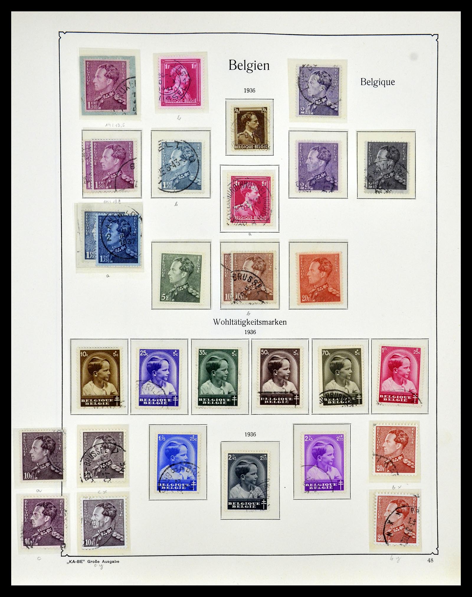 35034 055 - Stamp Collection 35034 Belgium 1849-1982.