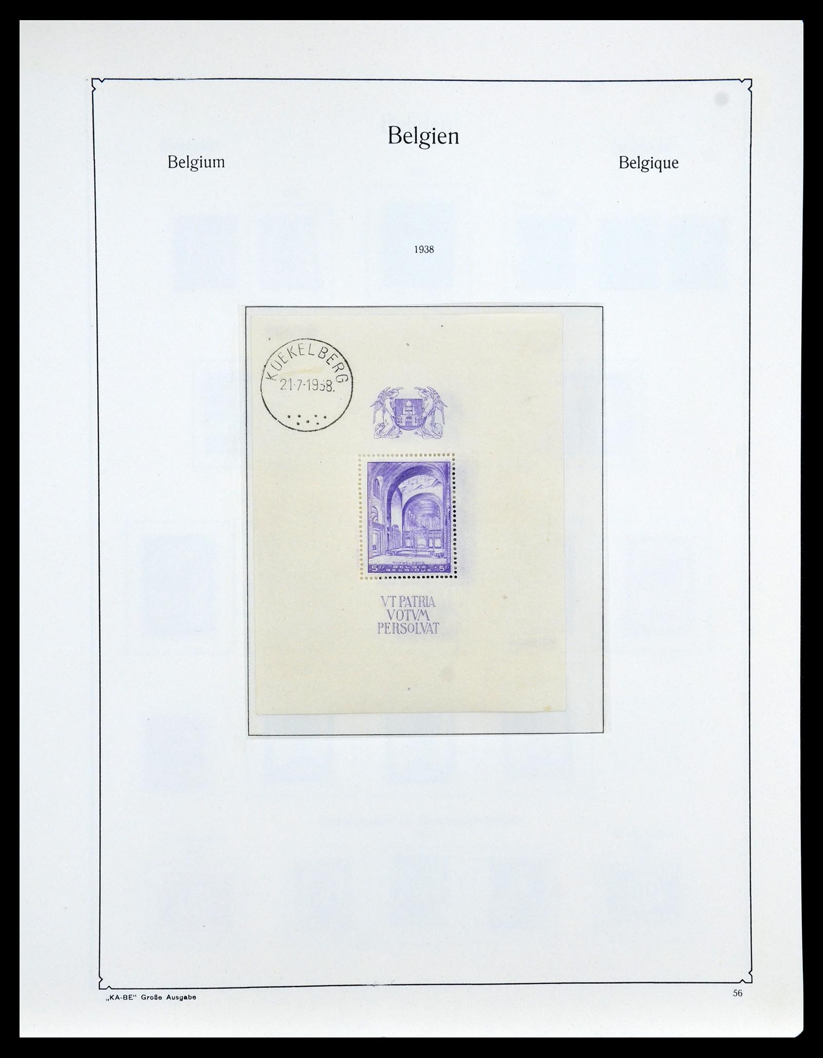 35034 068 - Stamp Collection 35034 Belgium 1849-1982.
